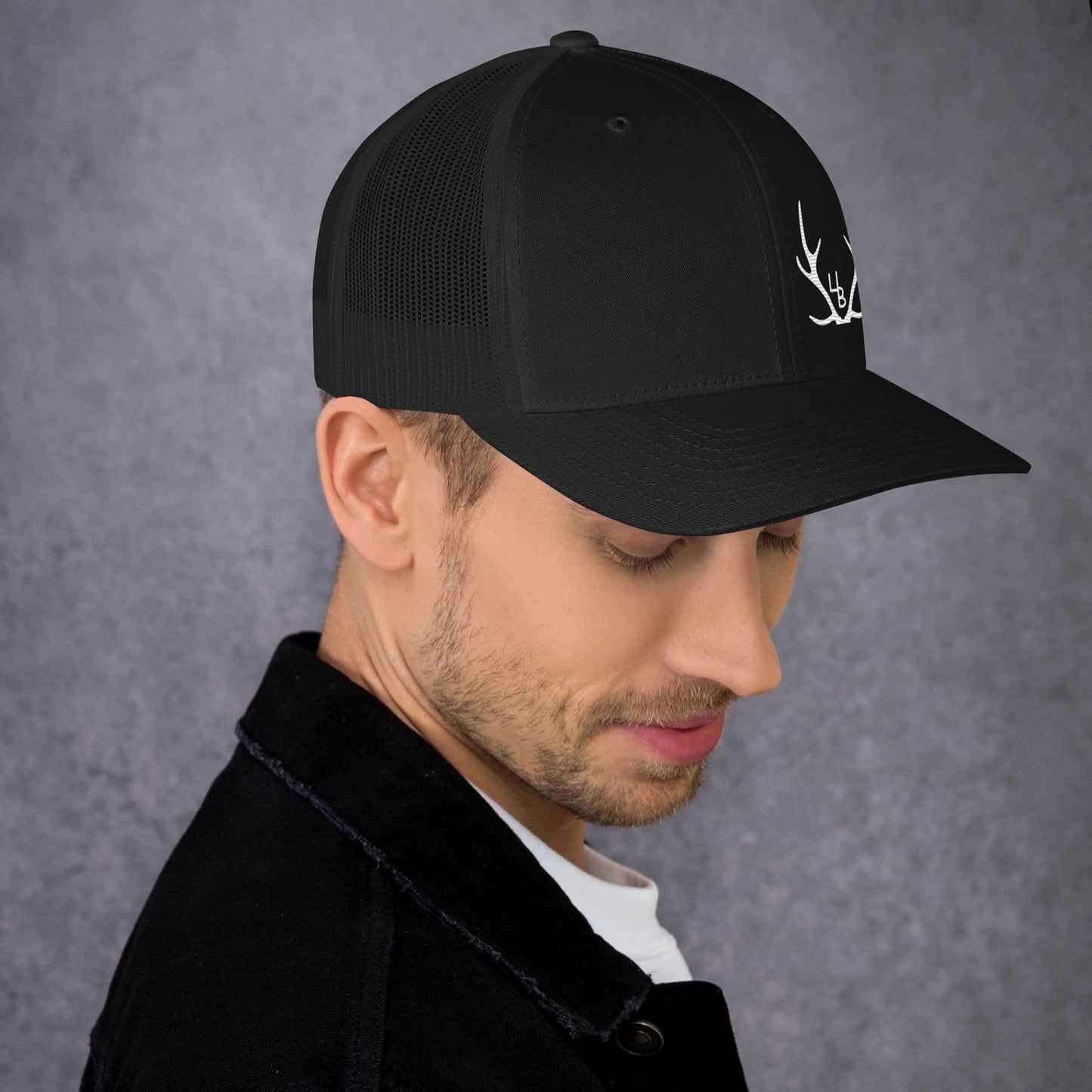 White Axis Logo Trucker Hat