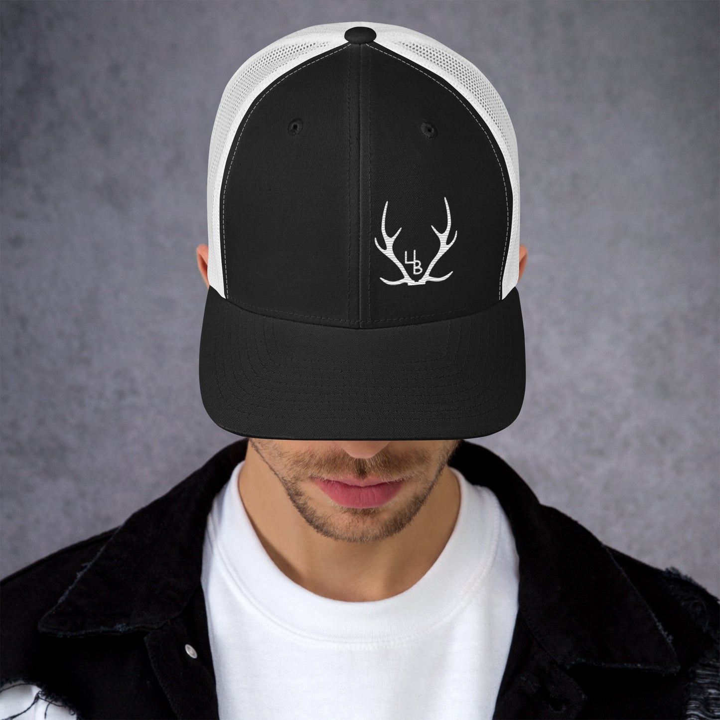 White Axis Logo Trucker Hat