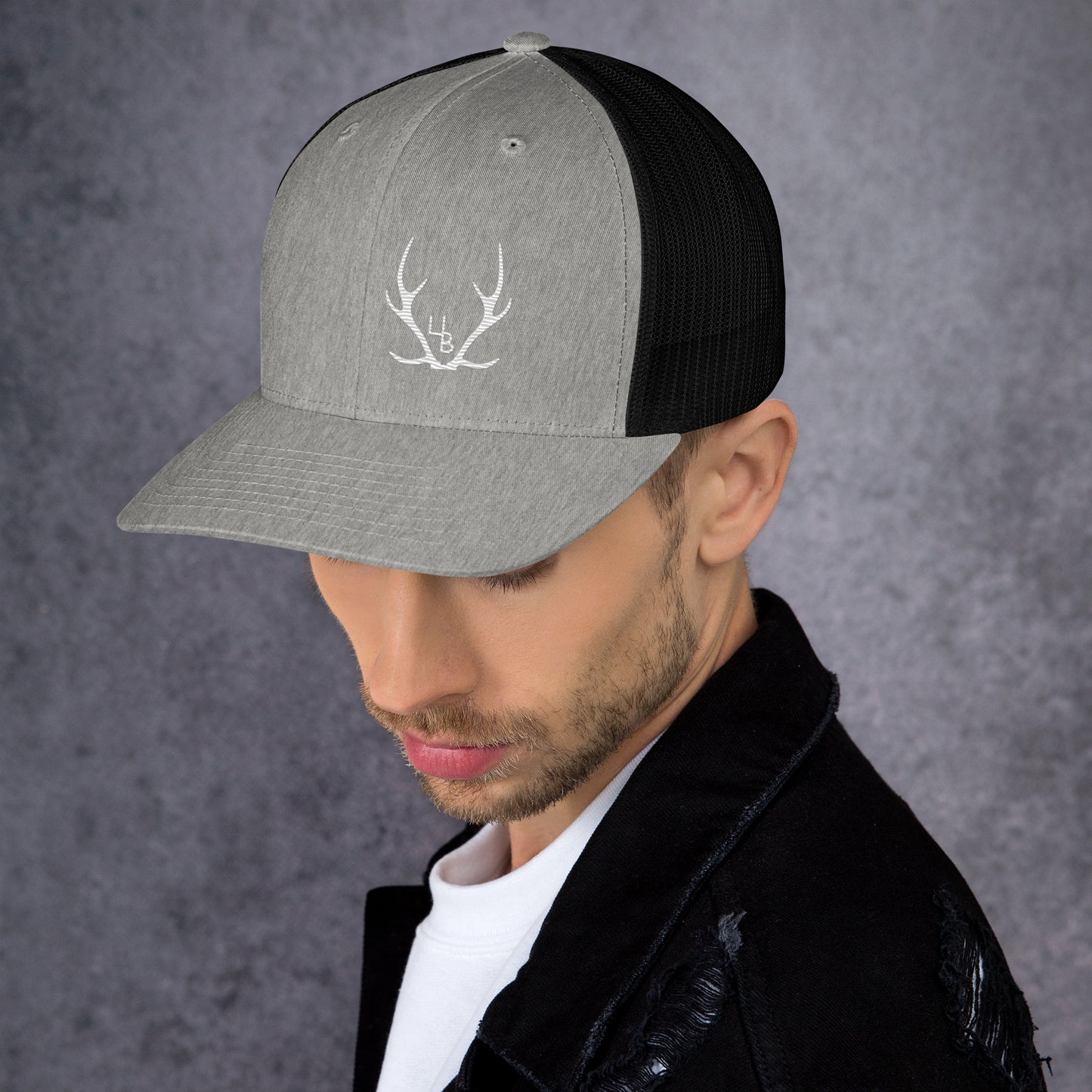 White Axis Logo Trucker Hat