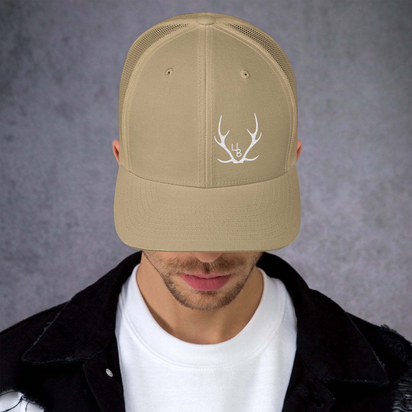 White Axis Logo Trucker Hat