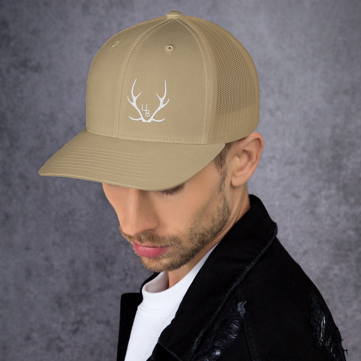 White Axis Logo Trucker Hat