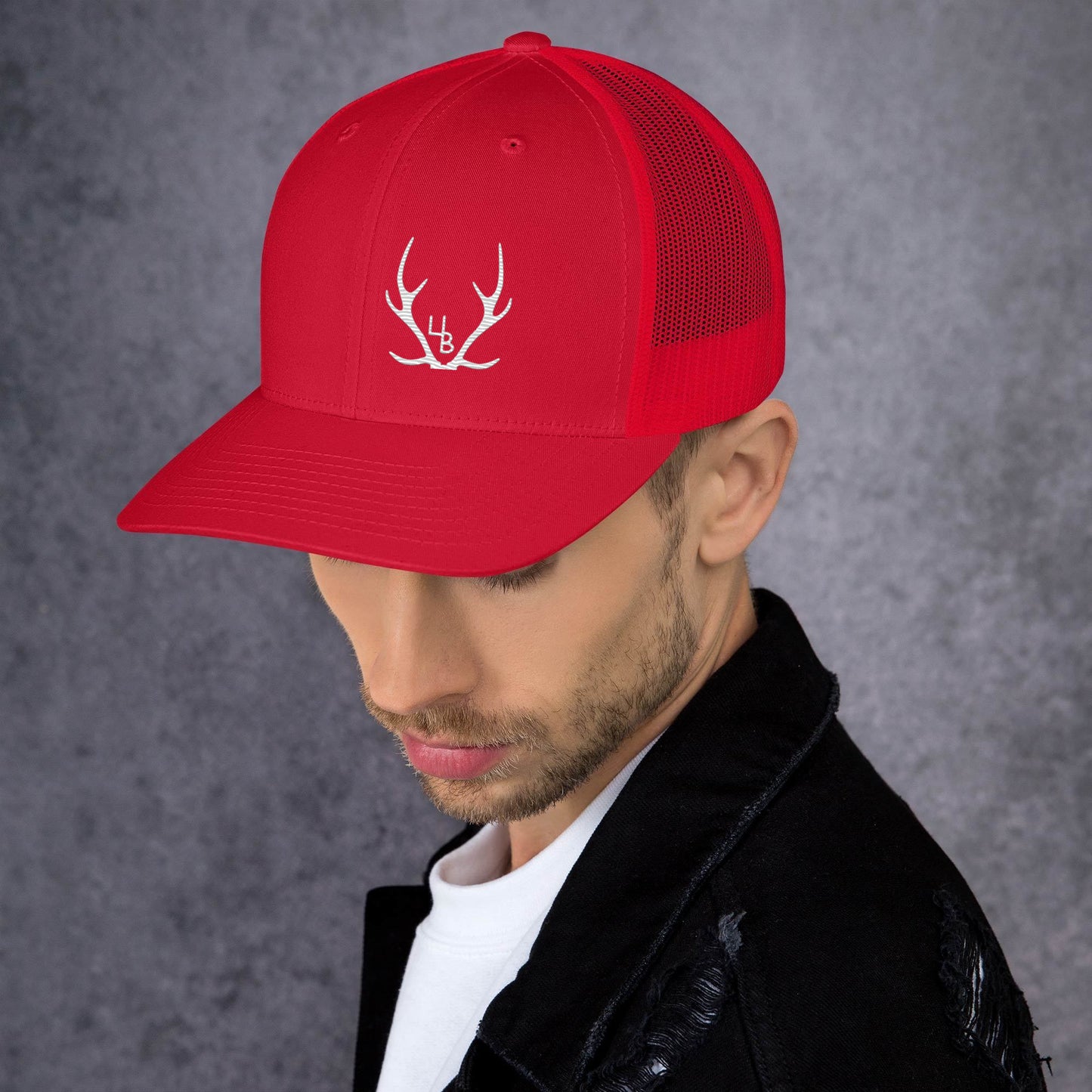 White Axis Logo Trucker Hat