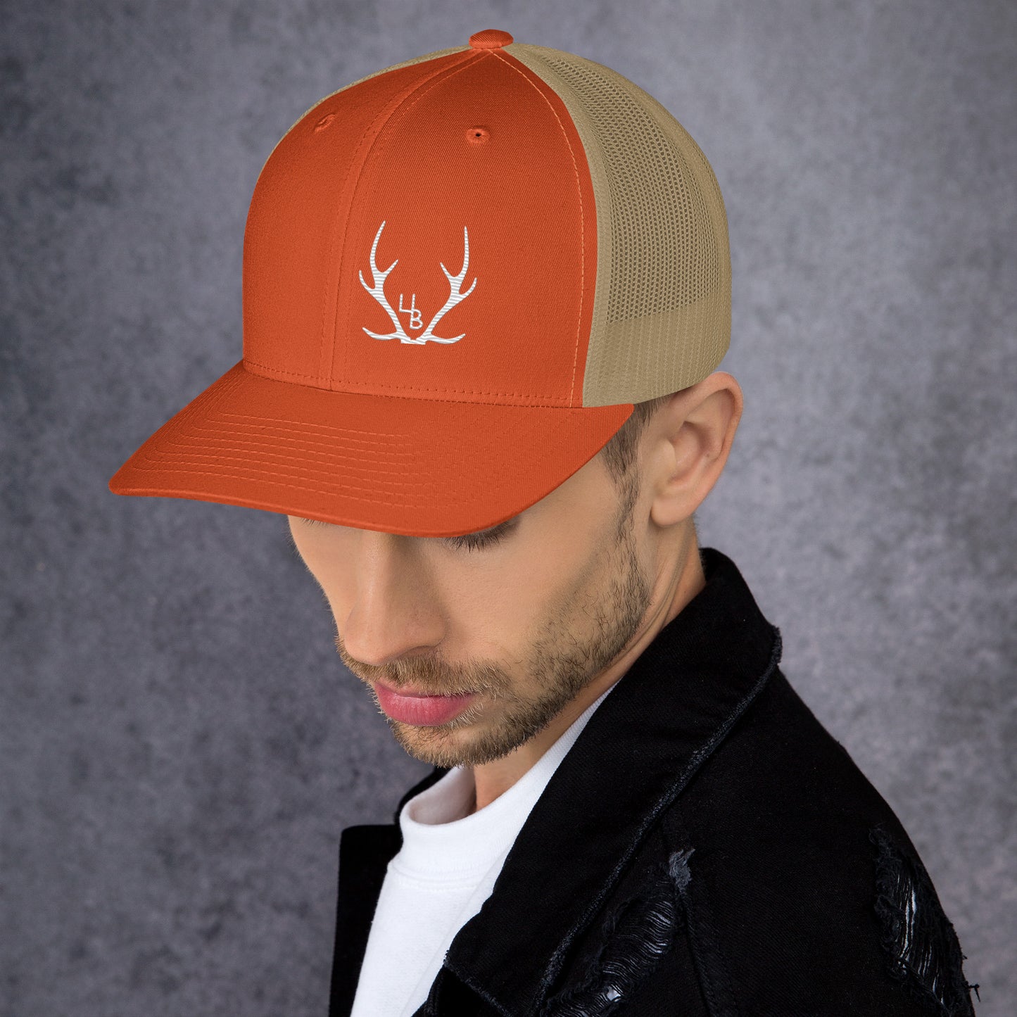 White Axis Logo Trucker Hat