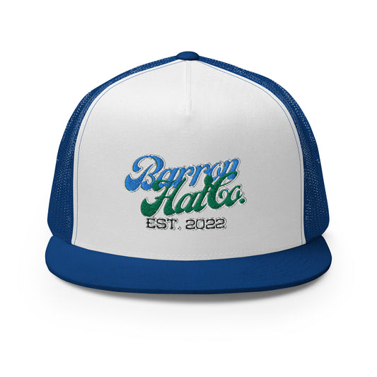 Beach Please Flat Bill Snap Back