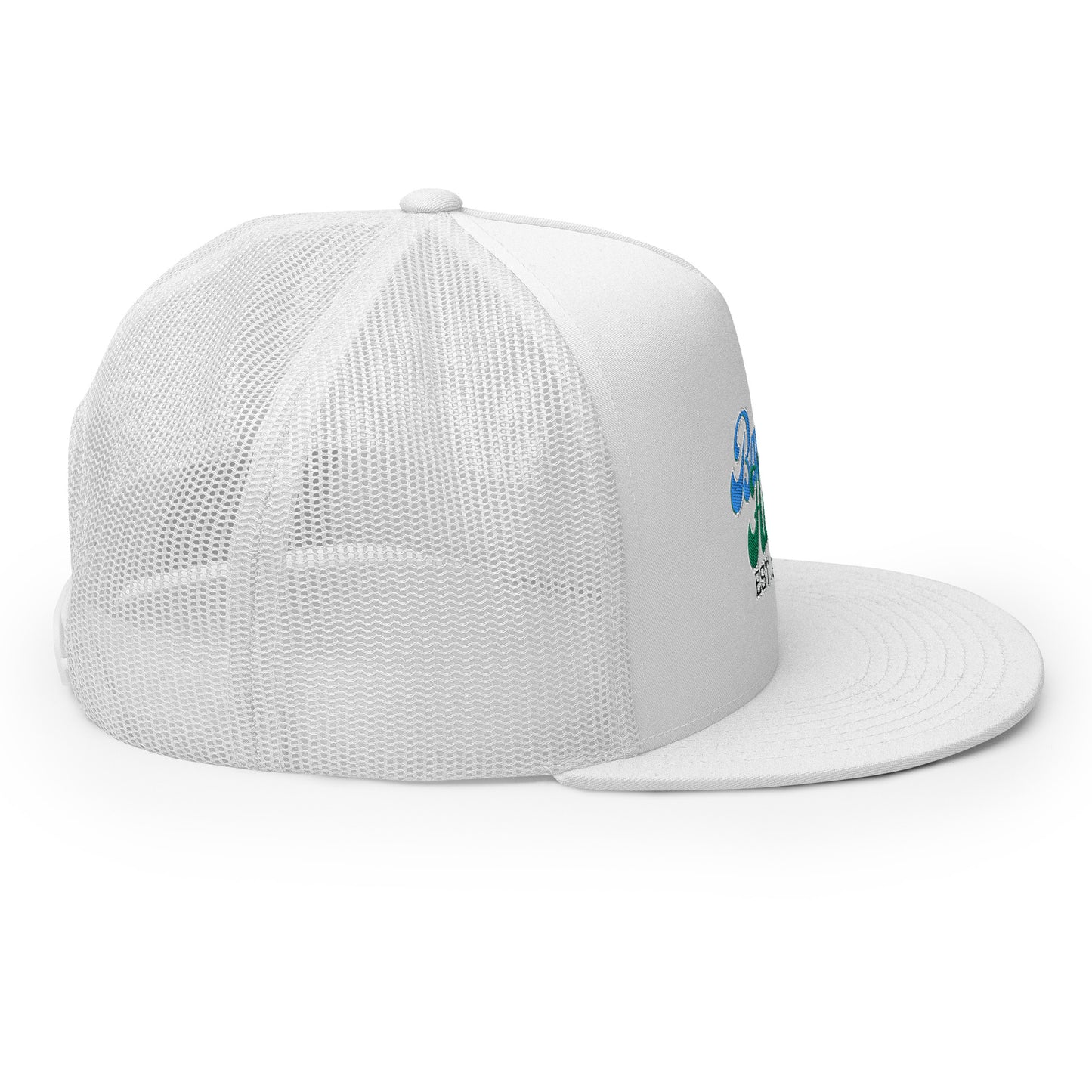 Beach Please Flat Bill Snap Back