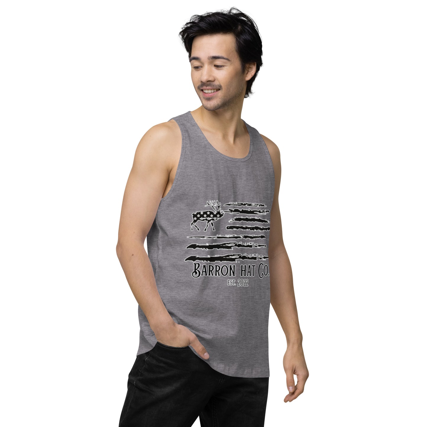 Elk Stars Men’s premium tank top