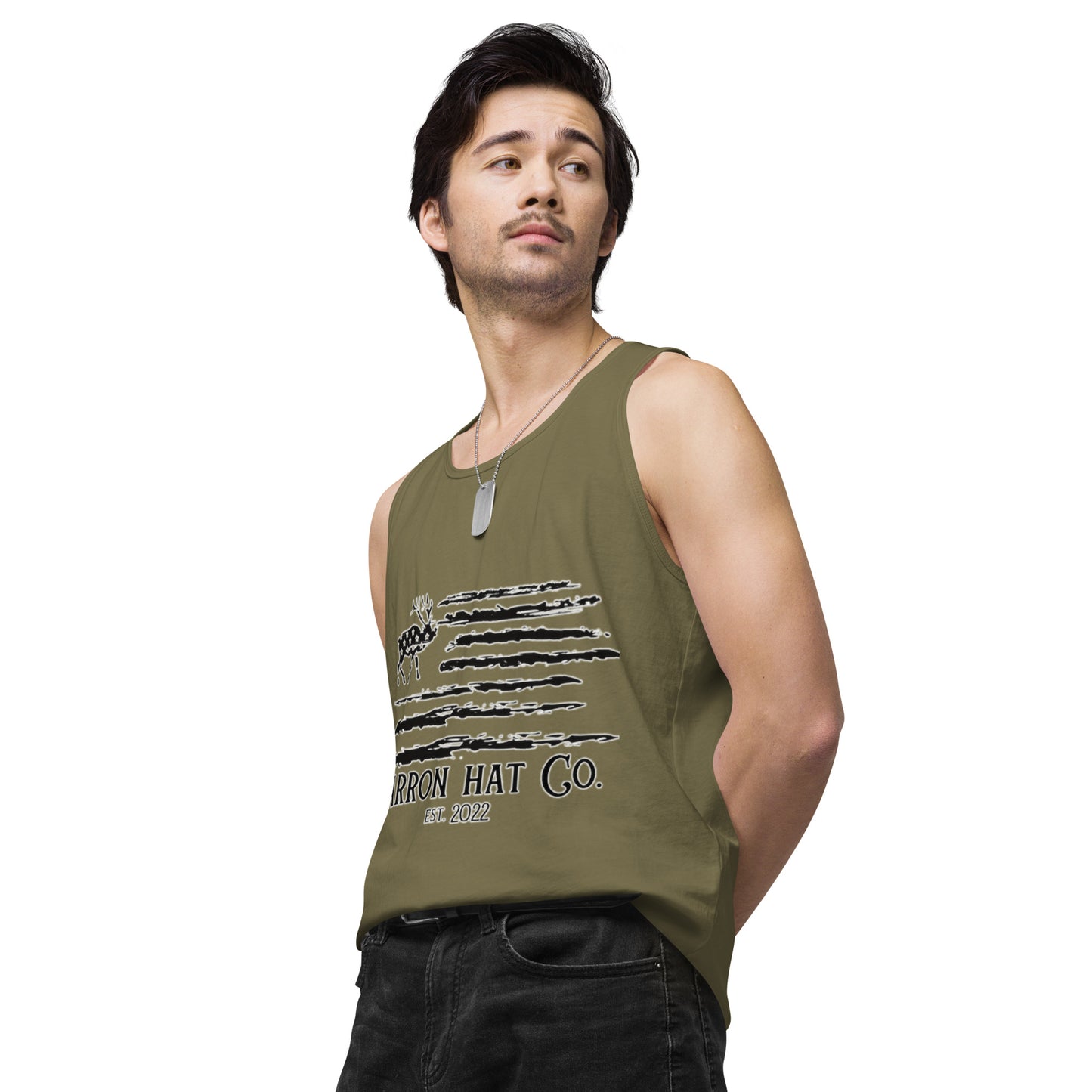 Elk Stars Men’s premium tank top