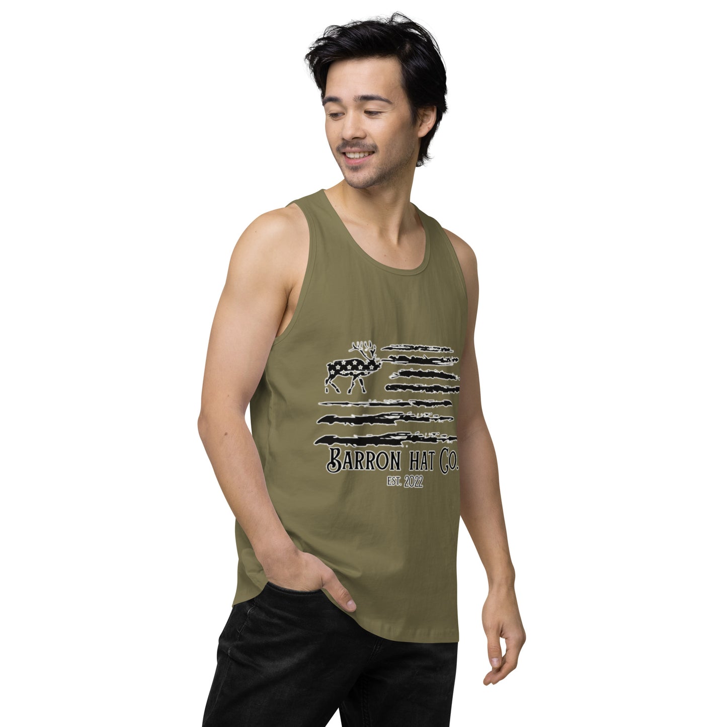 Elk Stars Men’s premium tank top