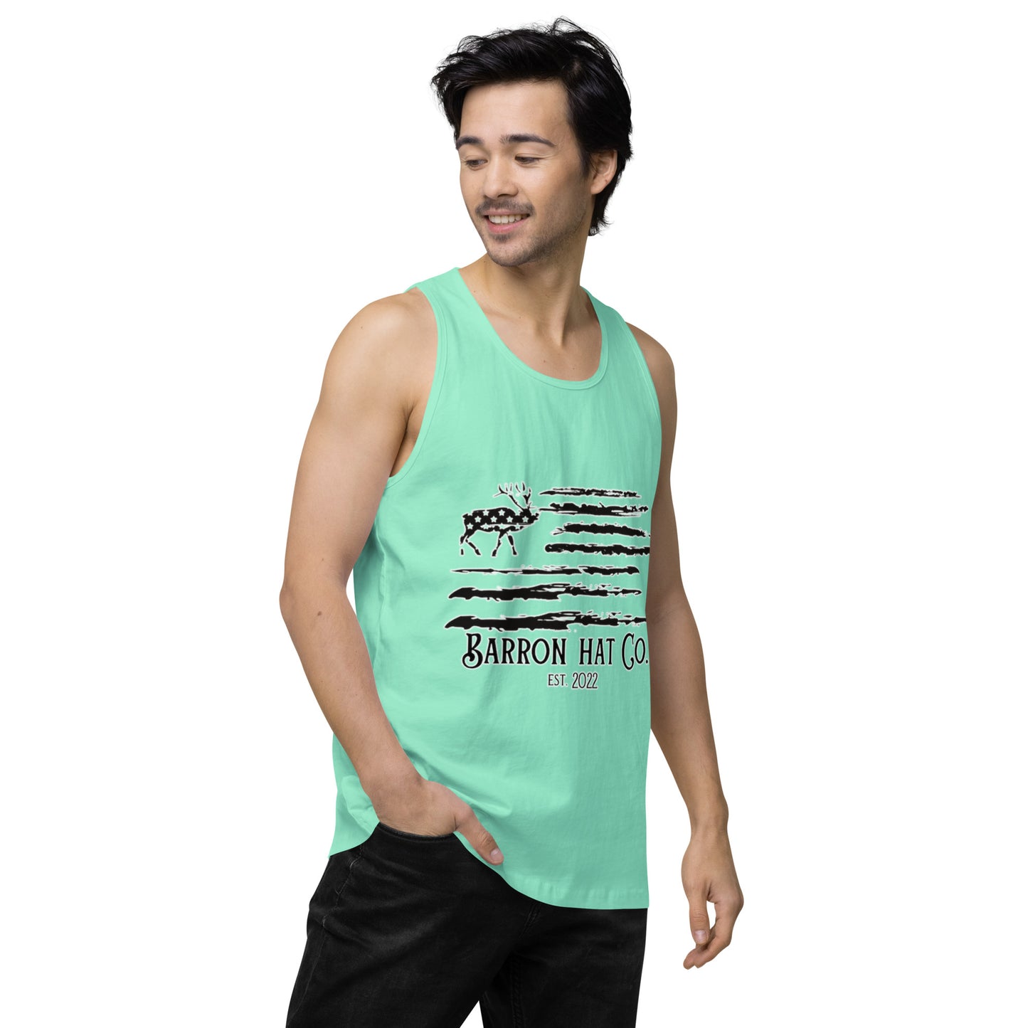 Elk Stars Men’s premium tank top