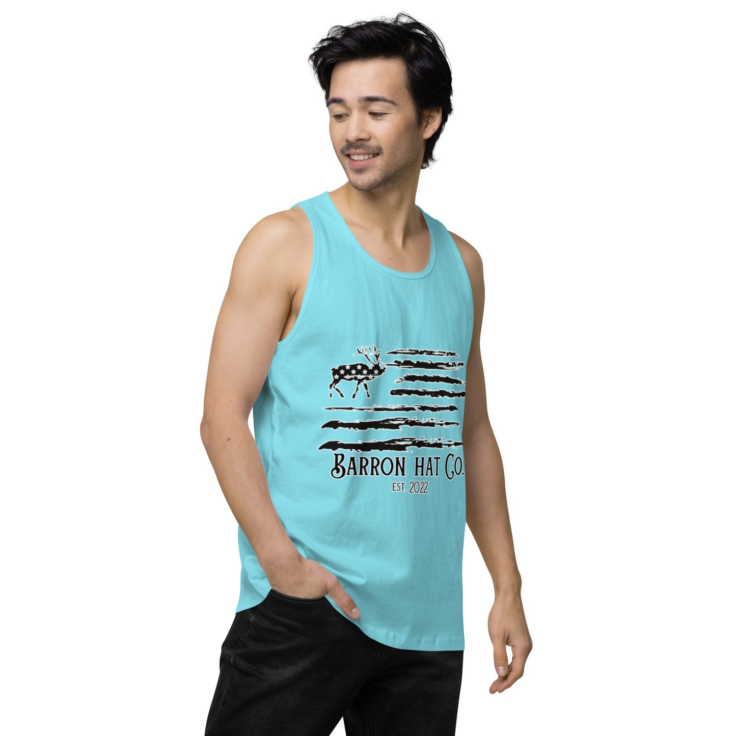 Elk Stars Men’s premium tank top