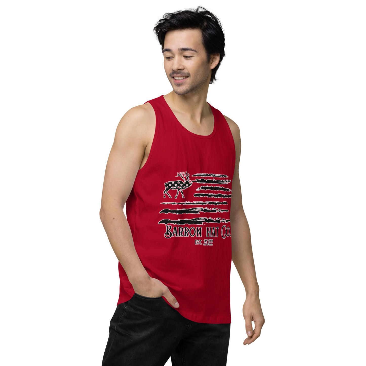 Elk Stars Men’s premium tank top