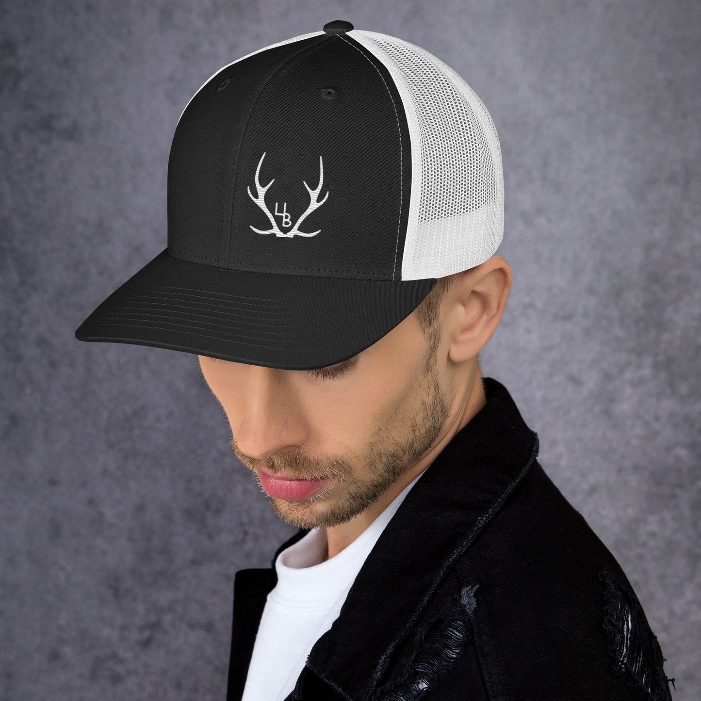 White Axis Logo Trucker Hat