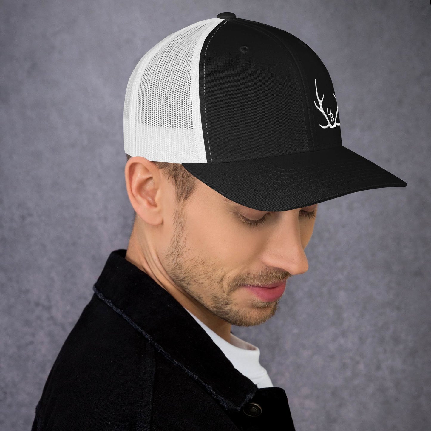 White Axis Logo Trucker Hat