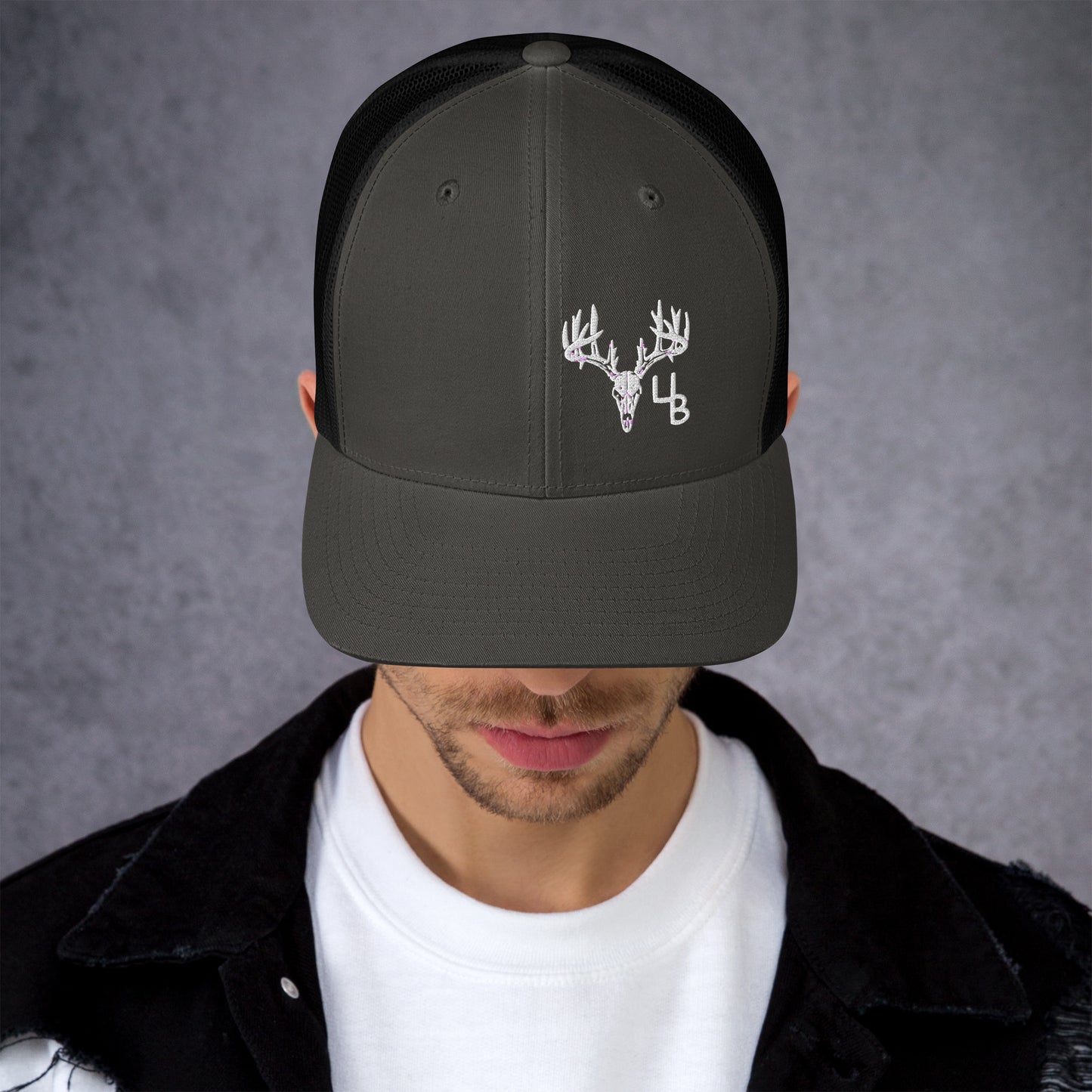 4B Deer Moss Trucker Hat