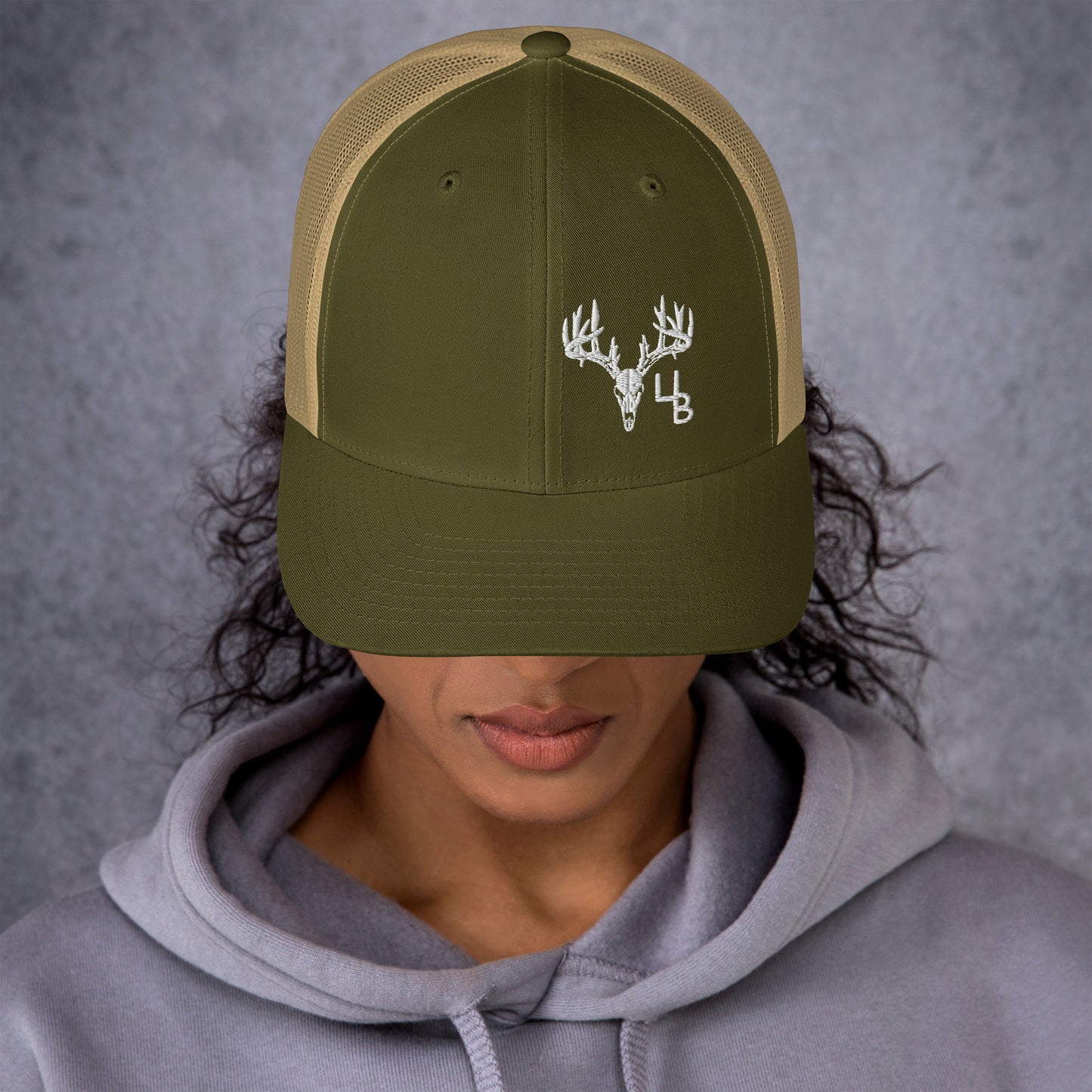 4B Deer Moss Trucker Hat