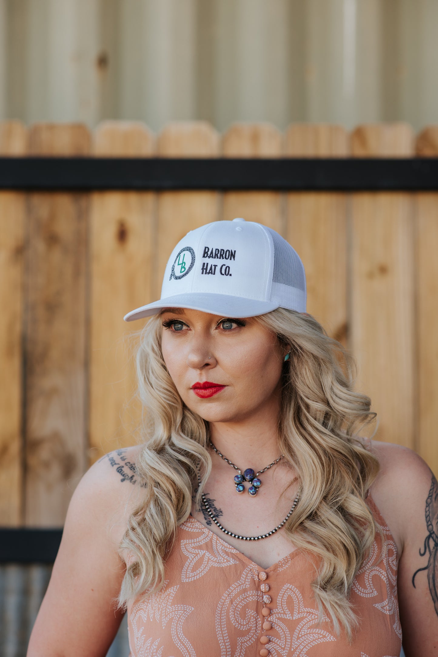 The Button Lariat Trucker Hat