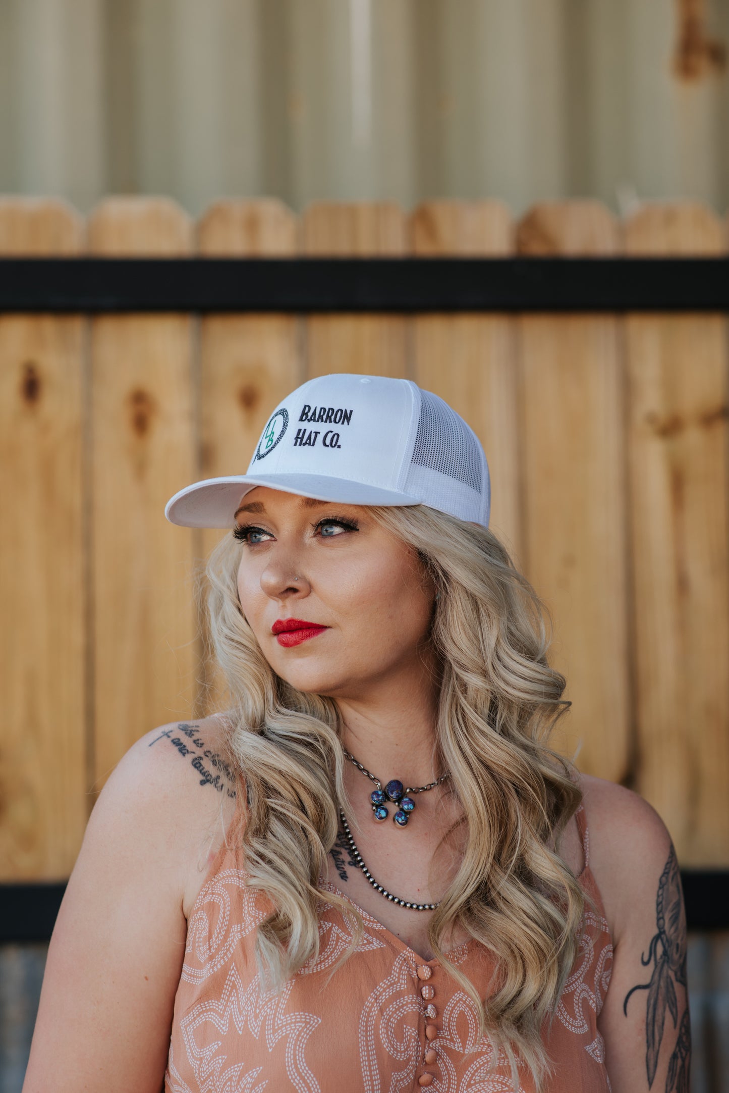 The Button Lariat Trucker Hat