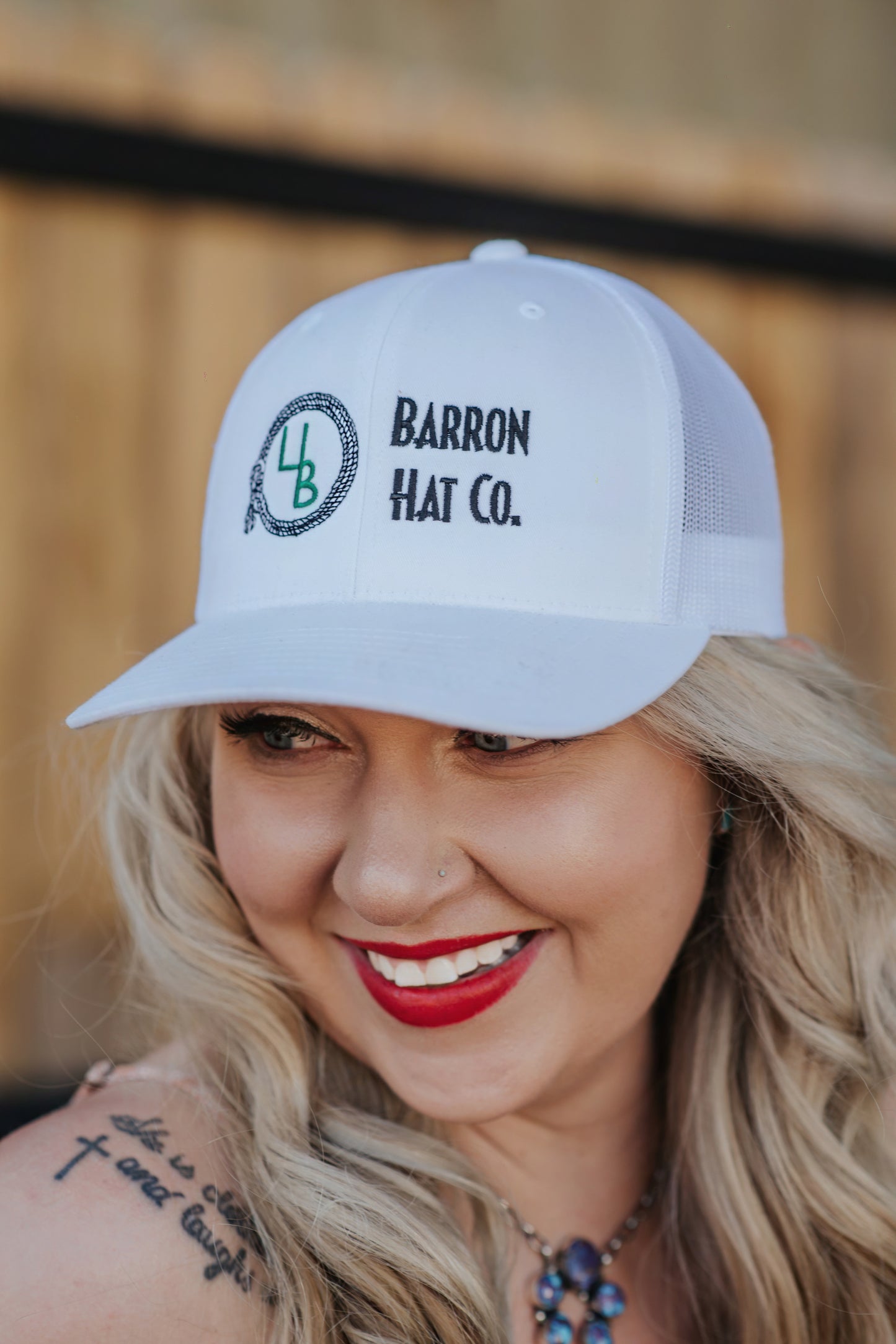 The Button Lariat Trucker Hat