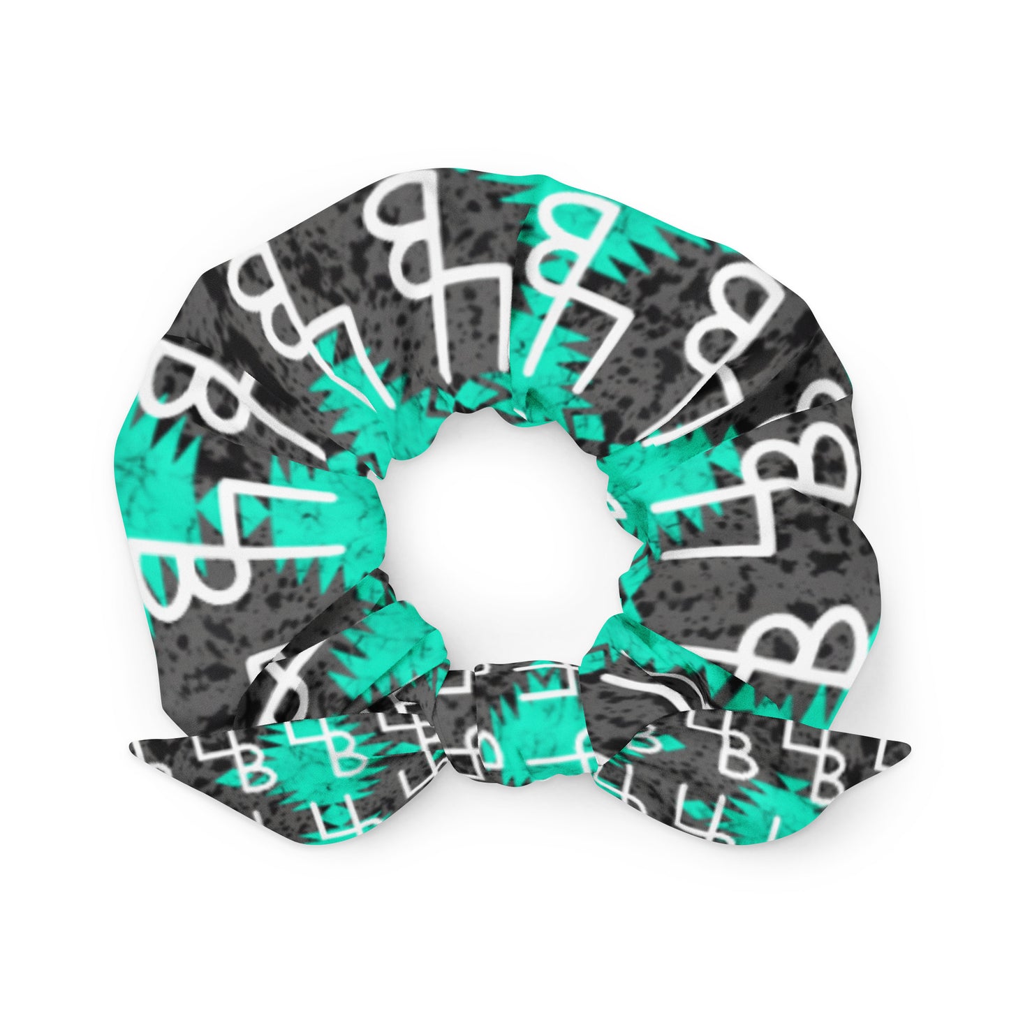 Aztec Print 4B Scrunchie