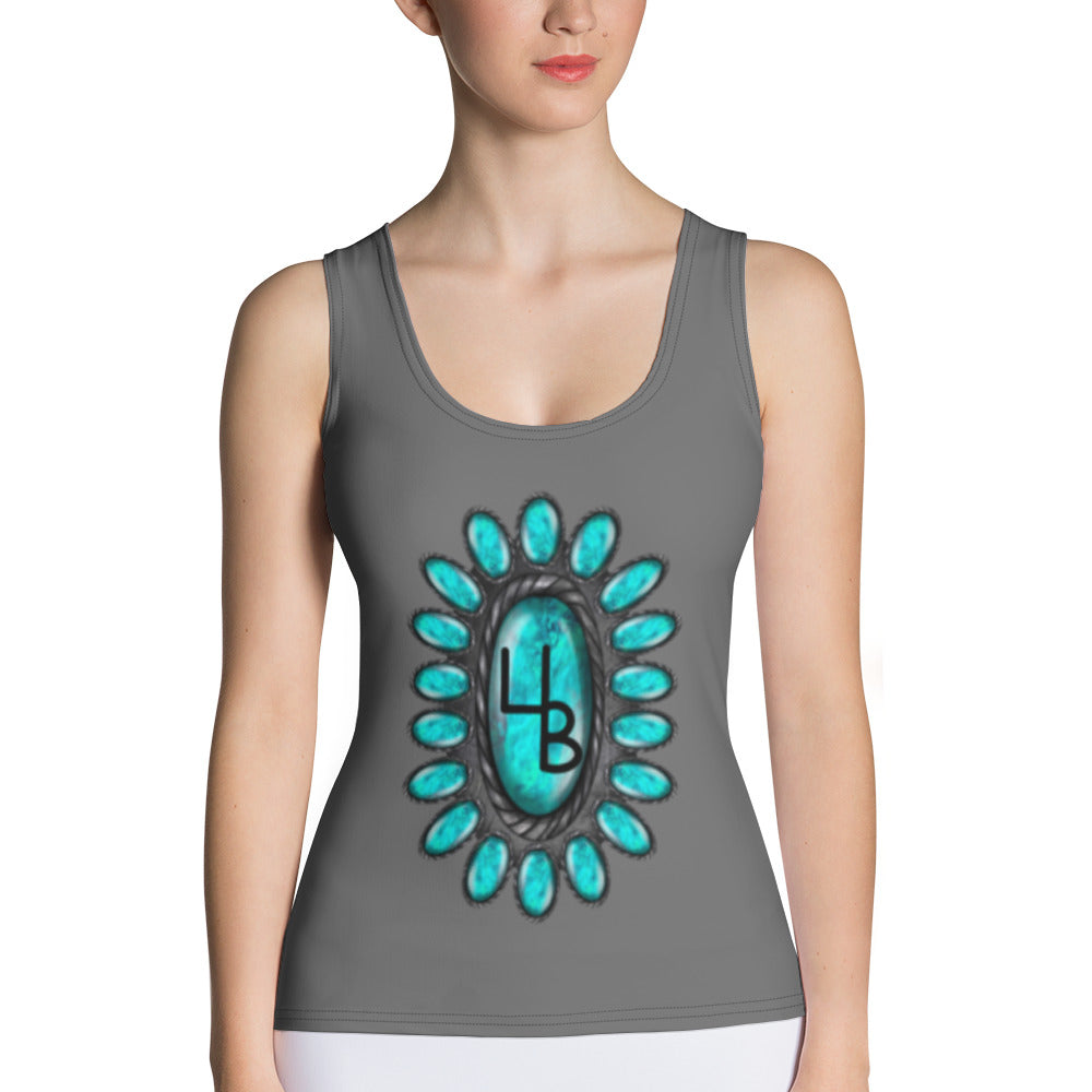 Round Squash Fitted Tank Top