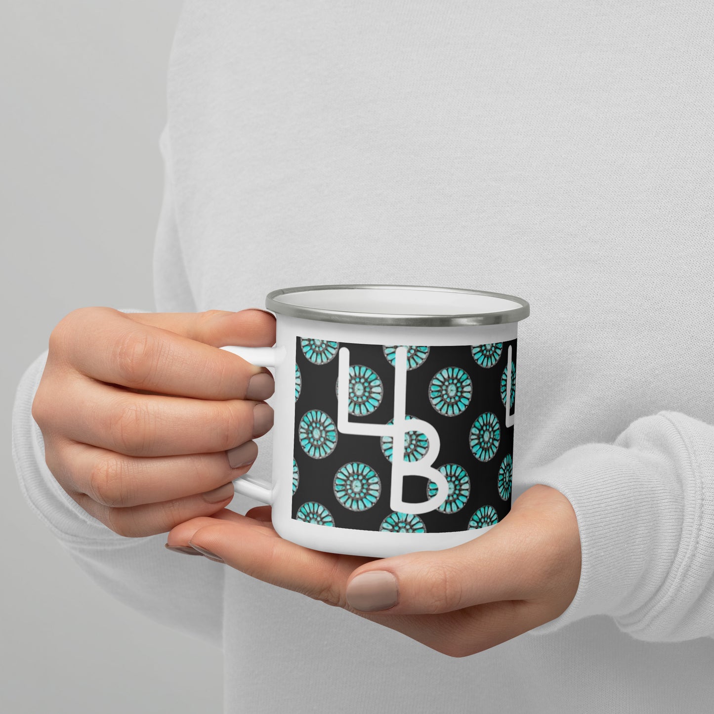 4B Squash Enamel Mug