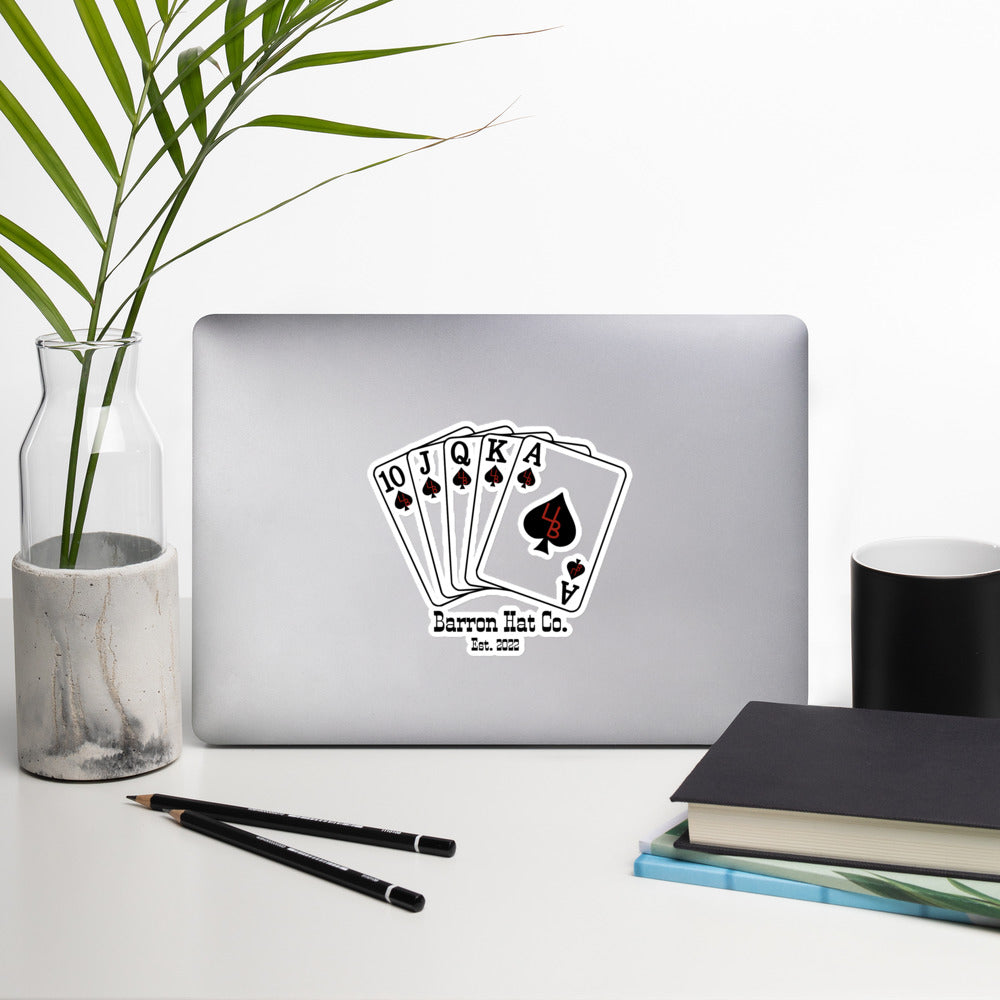 4B Ace in The Hole Bubble-free stickers Life can get a little boring sometimes, but these cute stickers are here to help! Decorate your laptop, water bottle, or notebook with some adorable designs, and make everything a little more special. This product i