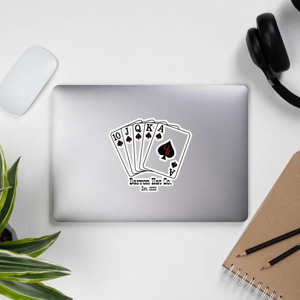 4B Ace in The Hole Bubble-free stickers Life can get a little boring sometimes, but these cute stickers are here to help! Decorate your laptop, water bottle, or notebook with some adorable designs, and make everything a little more special. This product i