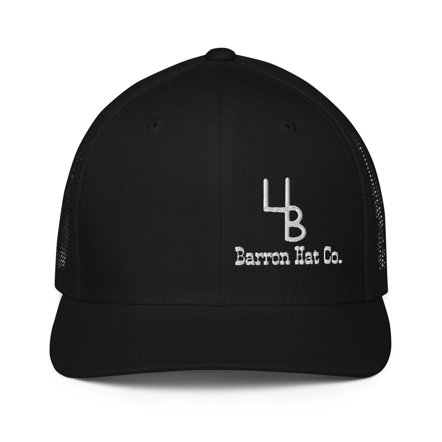 4B Logo Flexfit Mesh Trucker Hat