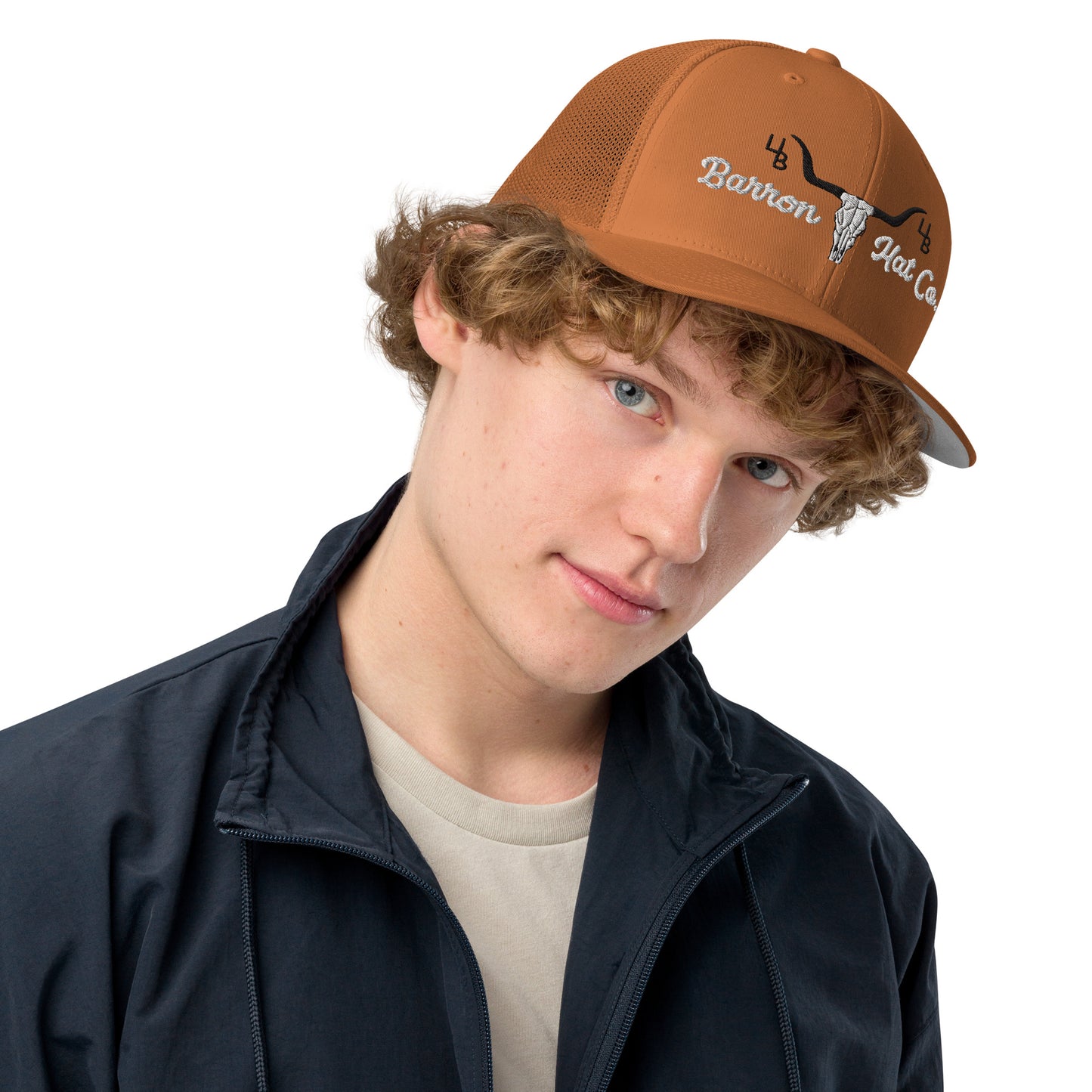 4B Longhorn Flexfit Mesh Trucker Hat