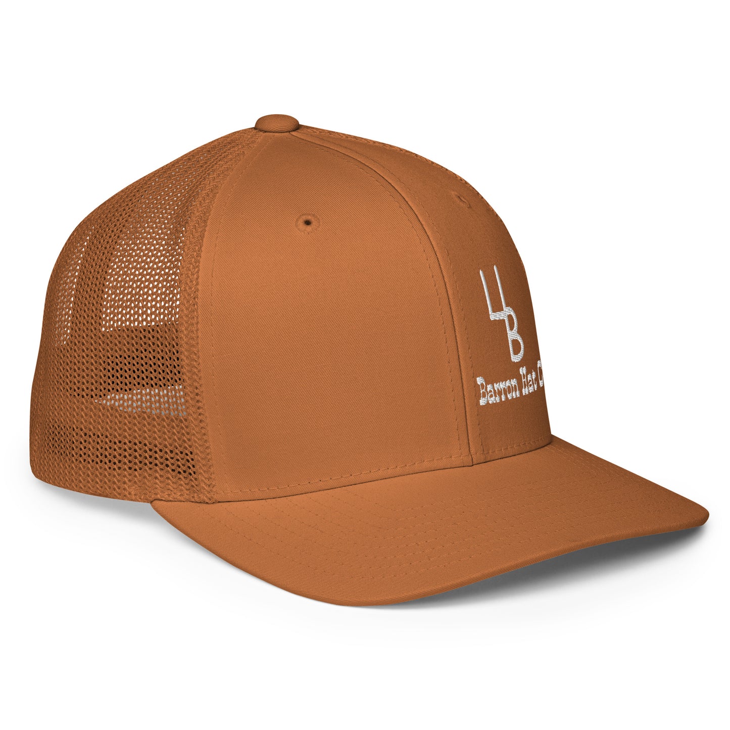 4B Logo Flexfit Mesh Trucker Hat