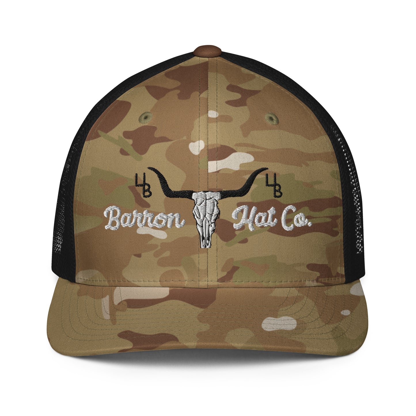 4B Longhorn Flexfit Mesh Trucker Hat