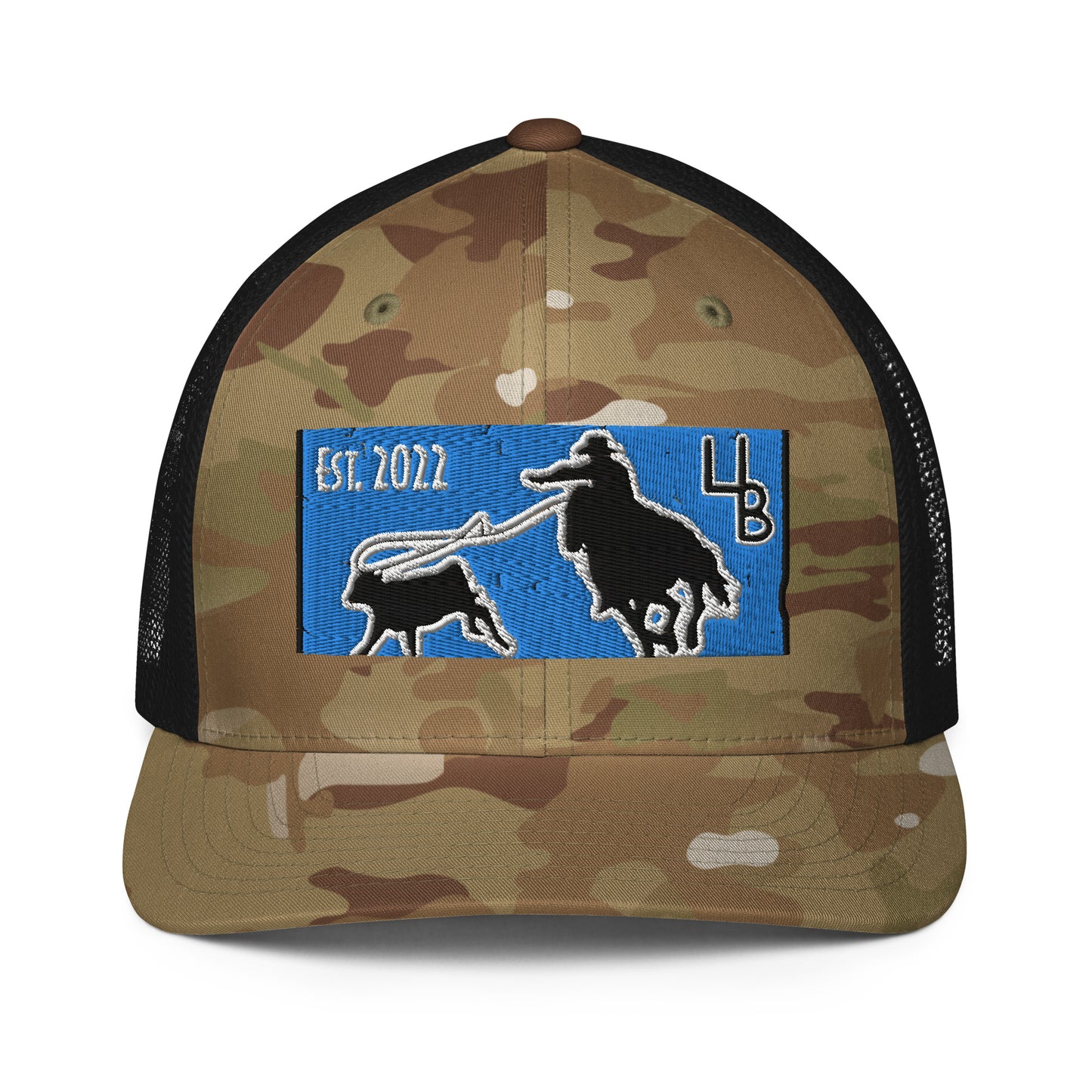 Calf Roper Flexfit Mesh Trucker Hat