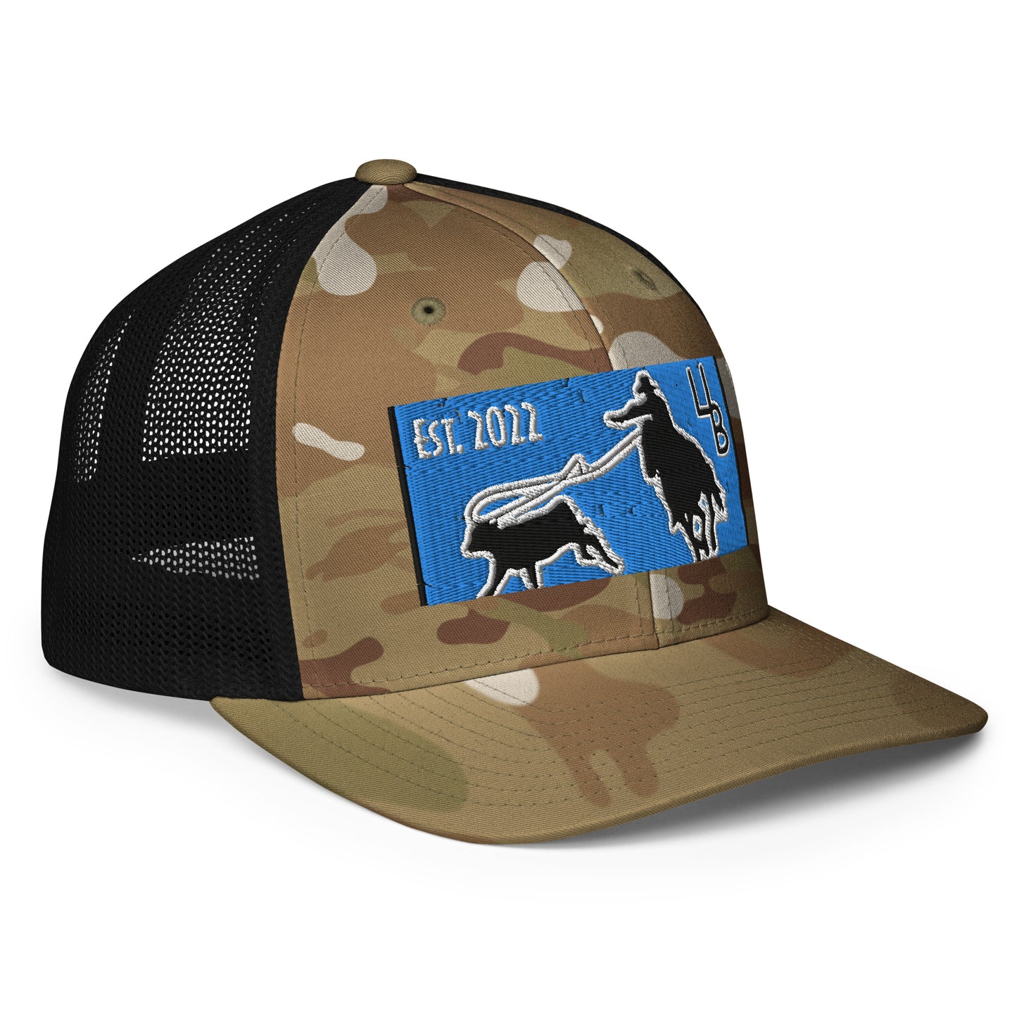 Calf Roper Flexfit Mesh Trucker Hat