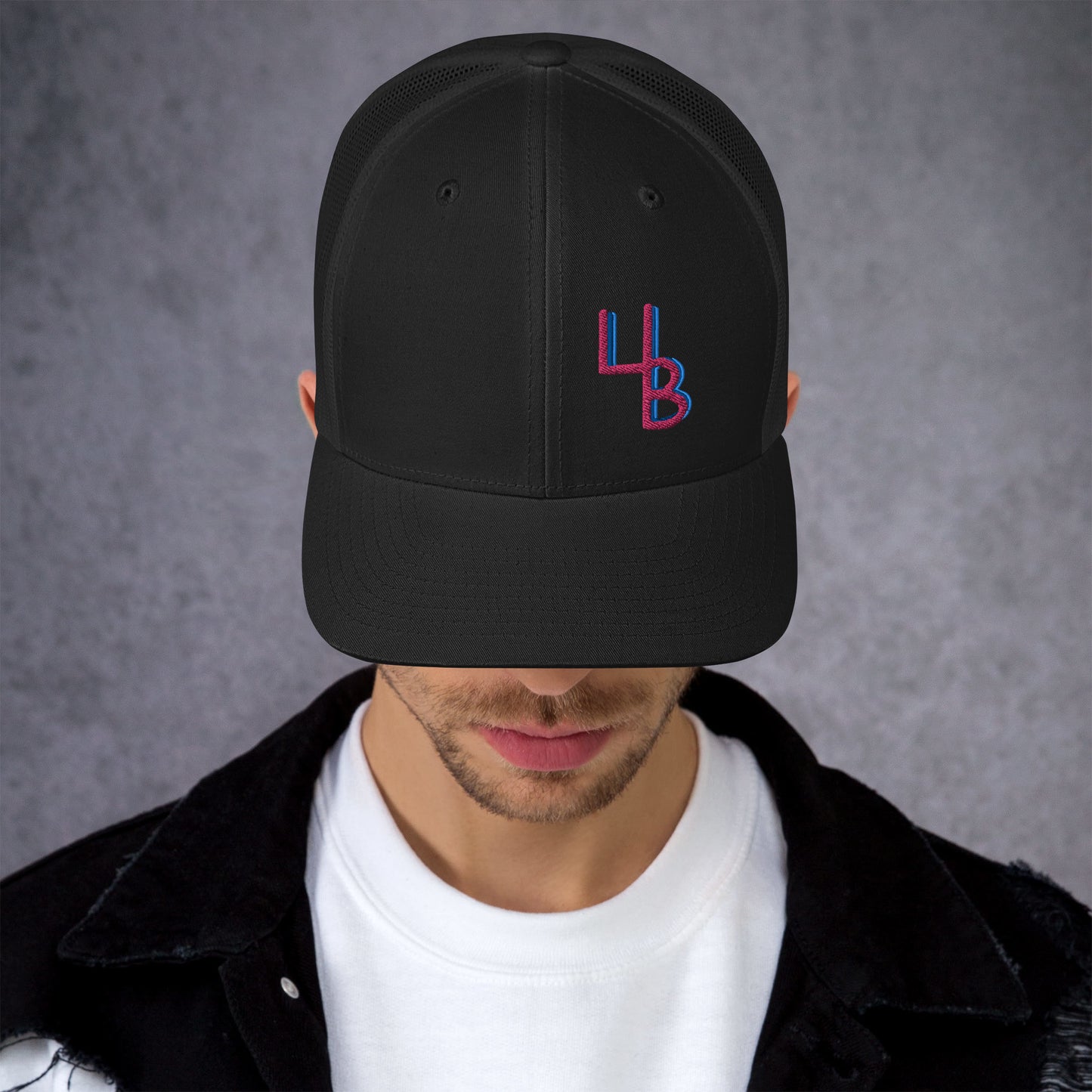 Tri-Color 4B Trucker Hat