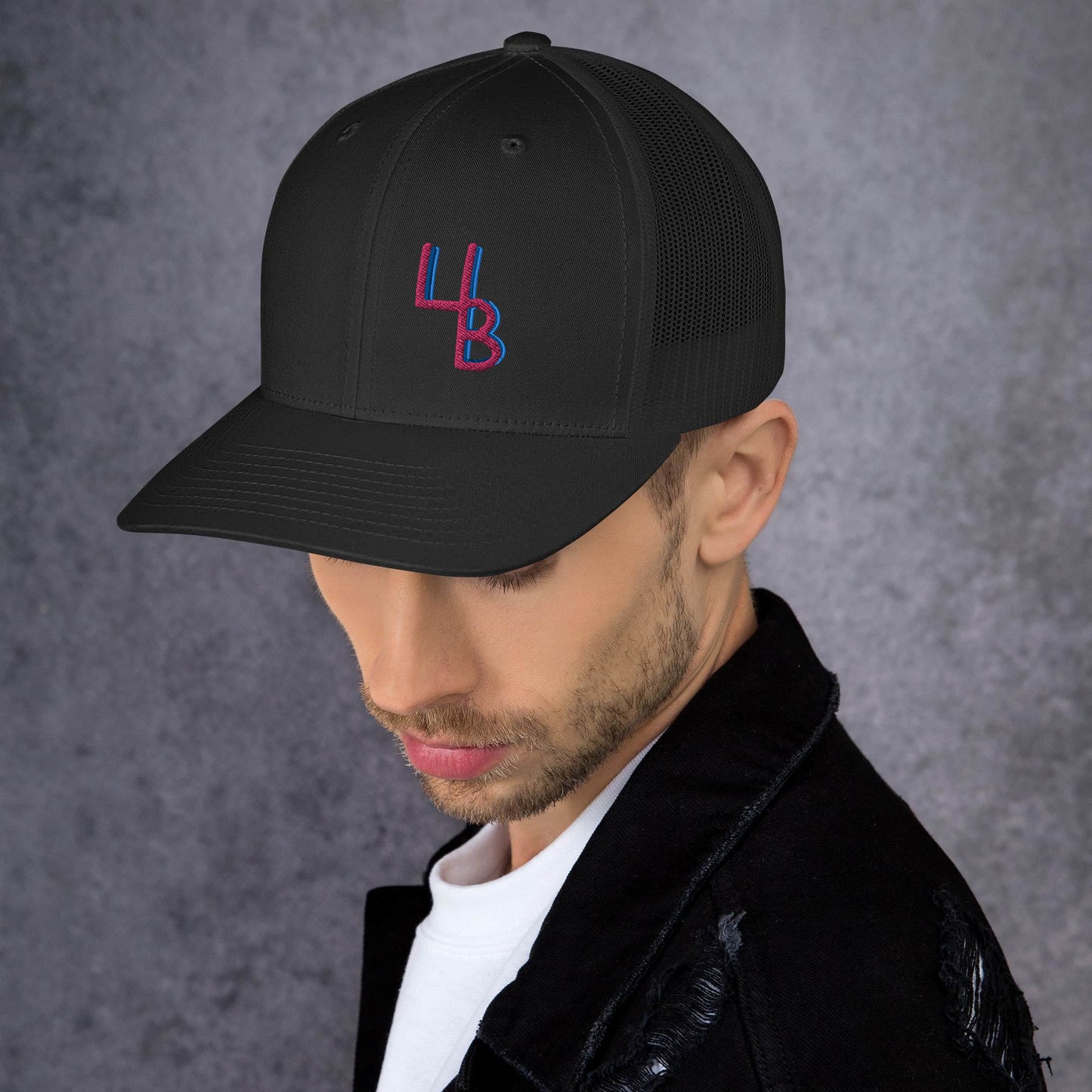 Tri-Color 4B Trucker Hat