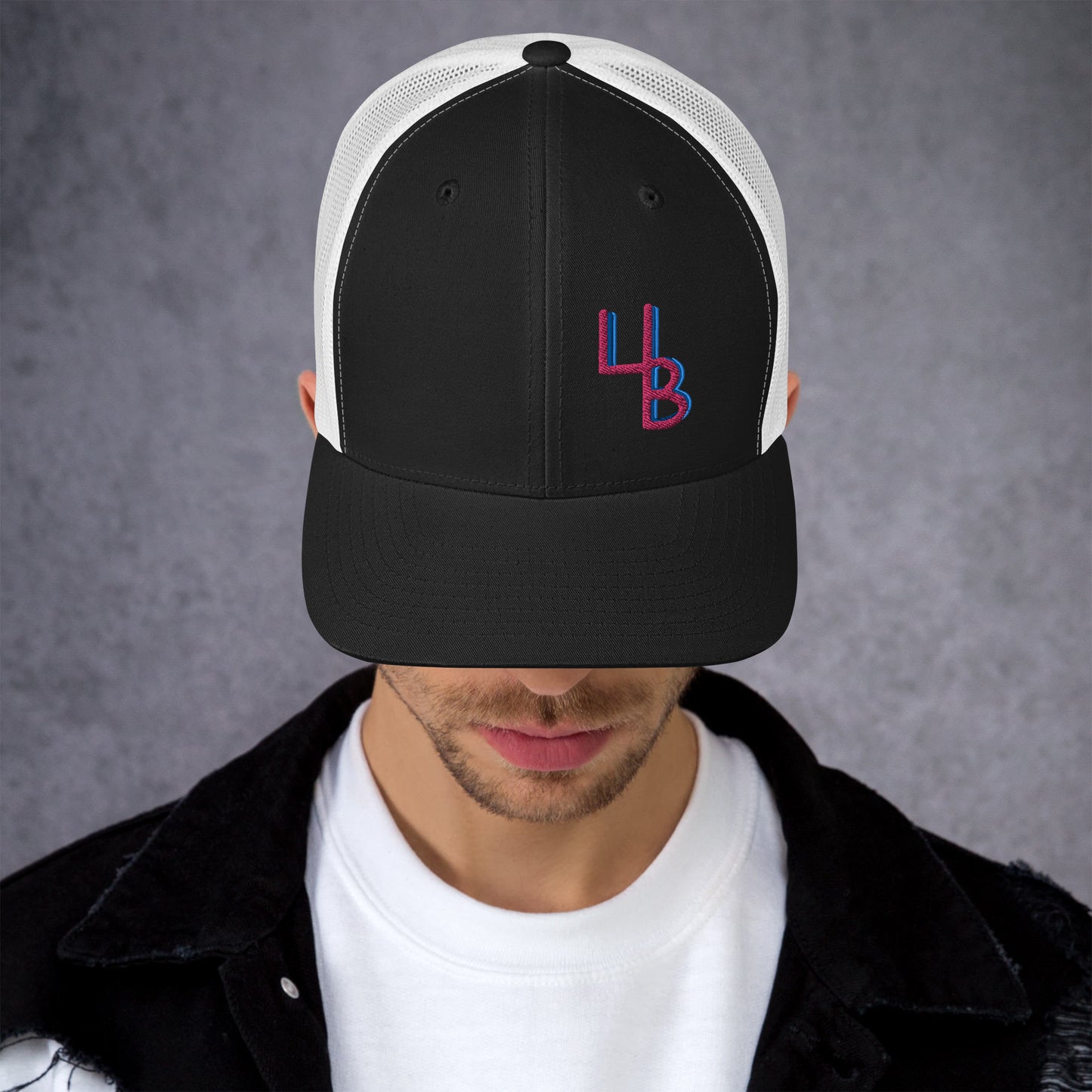 Tri-Color 4B Trucker Hat