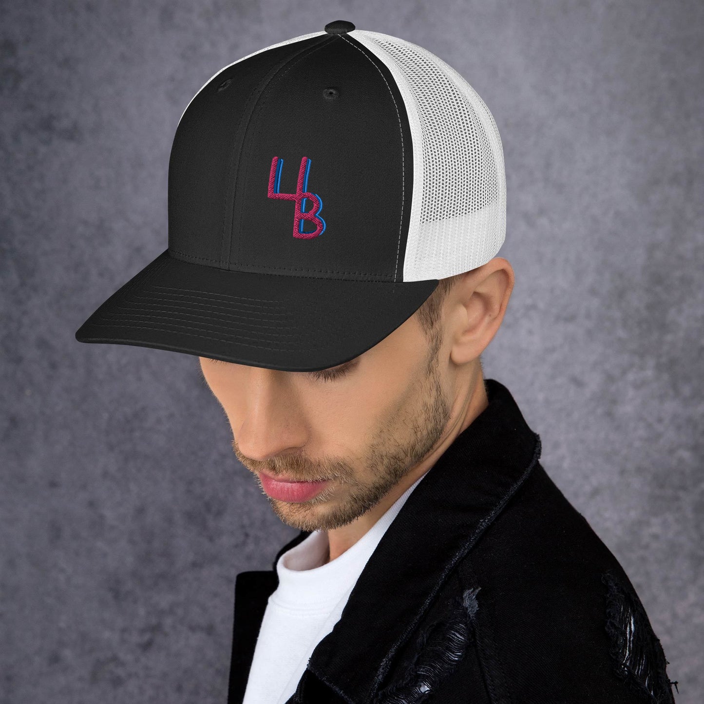 Tri-Color 4B Trucker Hat