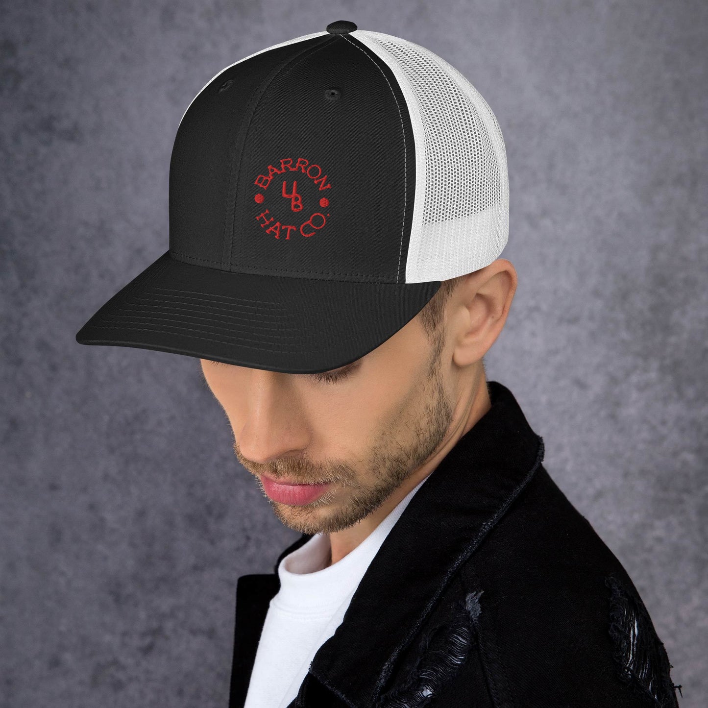 Red Circle 4B Trucker Hat