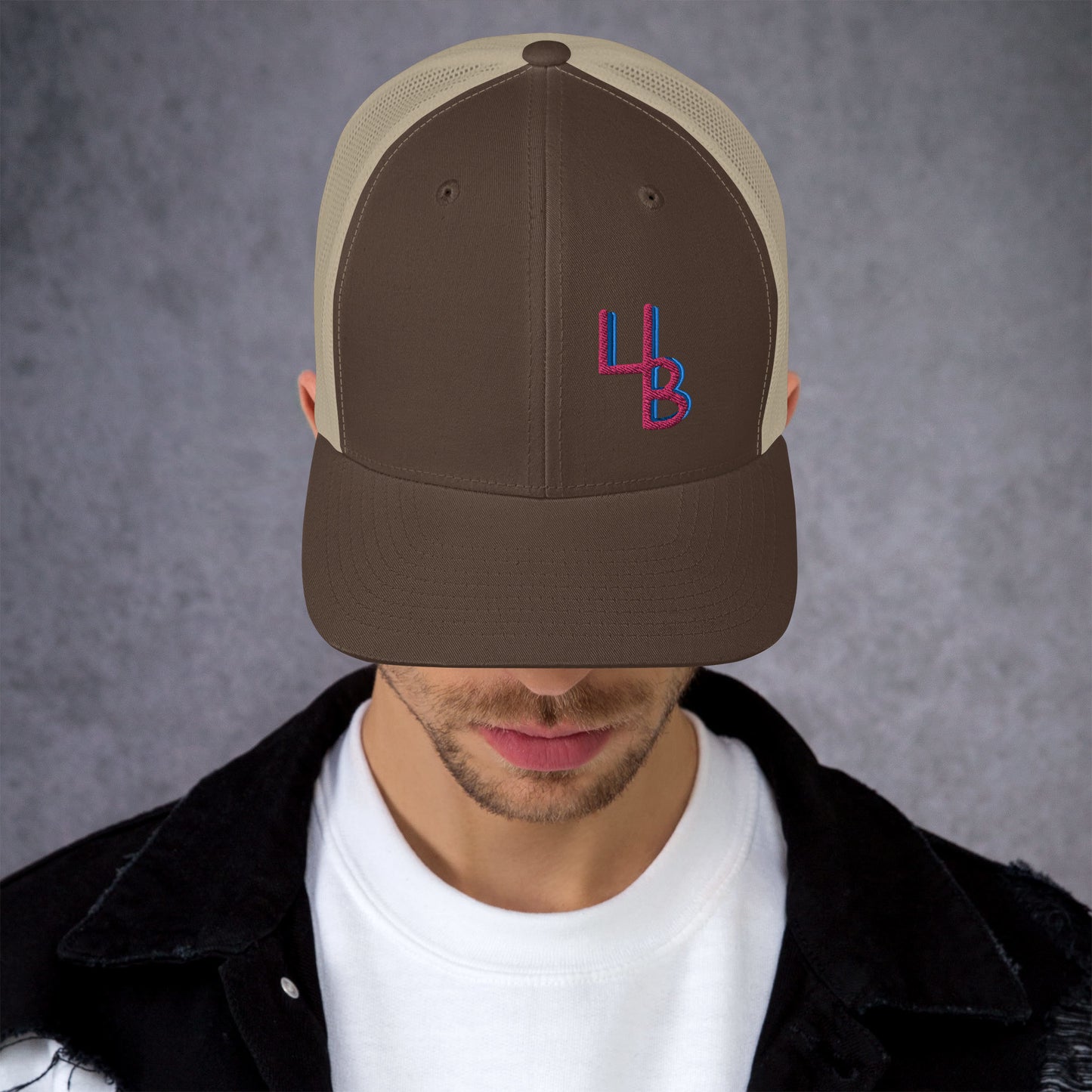 Tri-Color 4B Trucker Hat