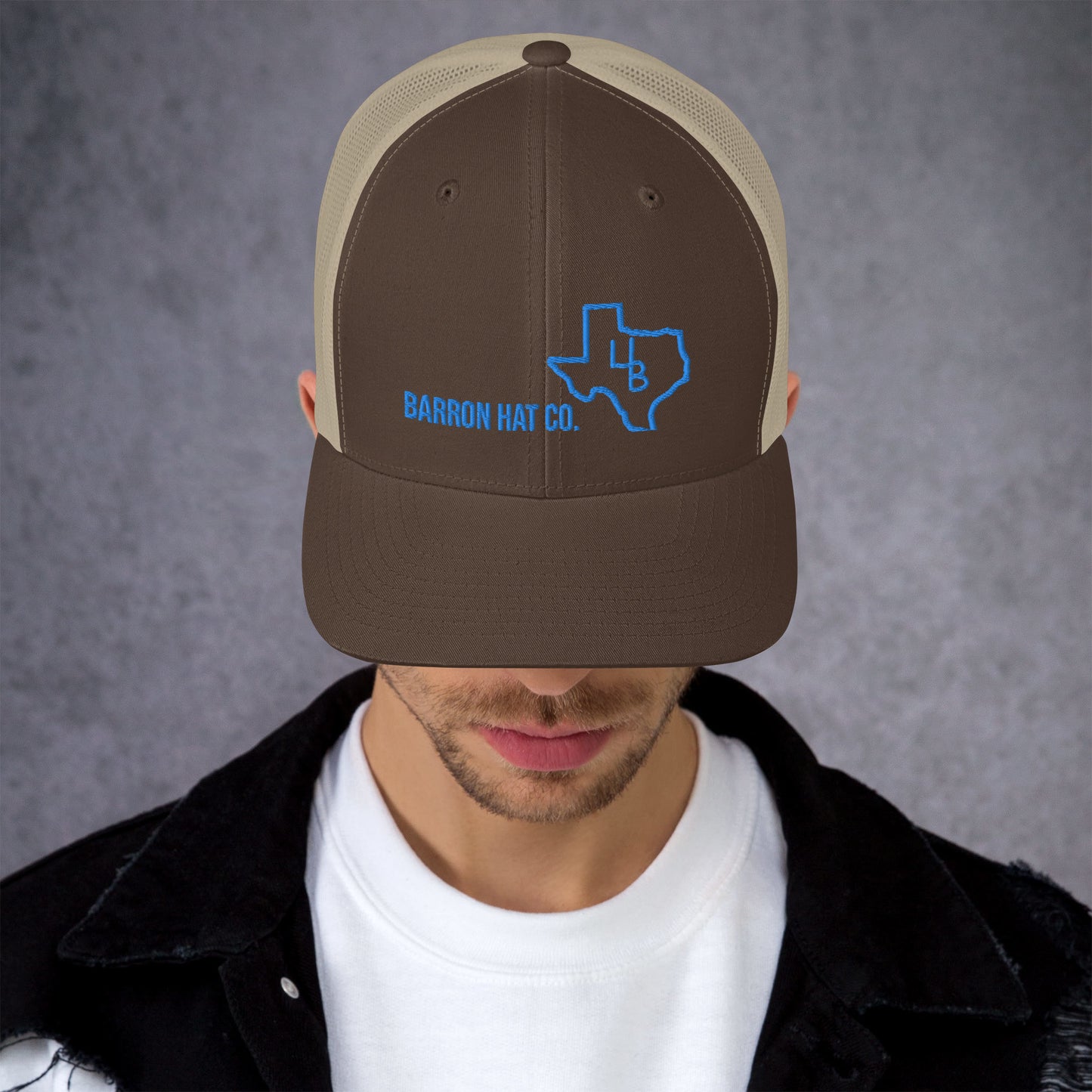 4B Turquoise Texas Trucker Hat