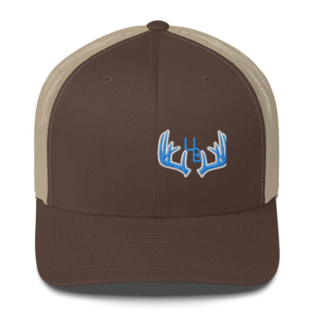 4B Turquoise Antlers Trucker Hat