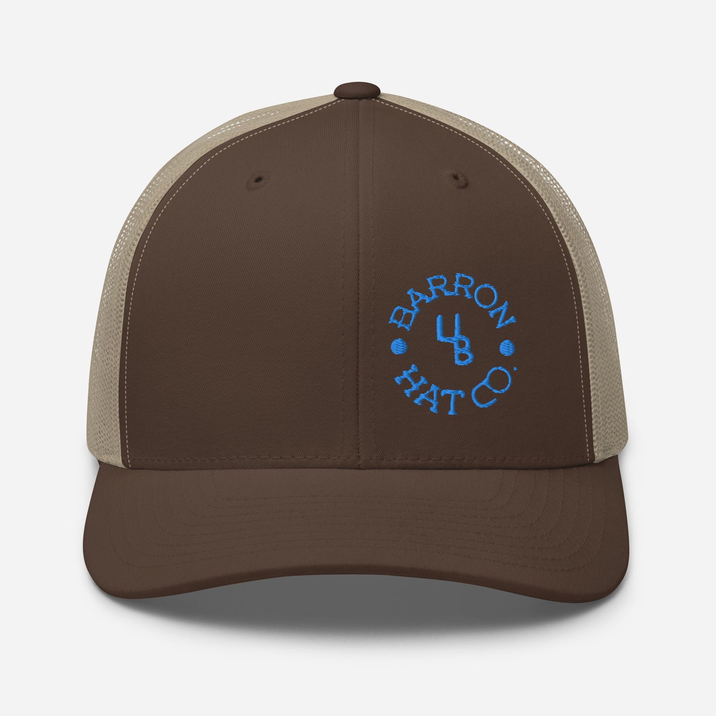 Turquoise Circle 4B Trucker Hat