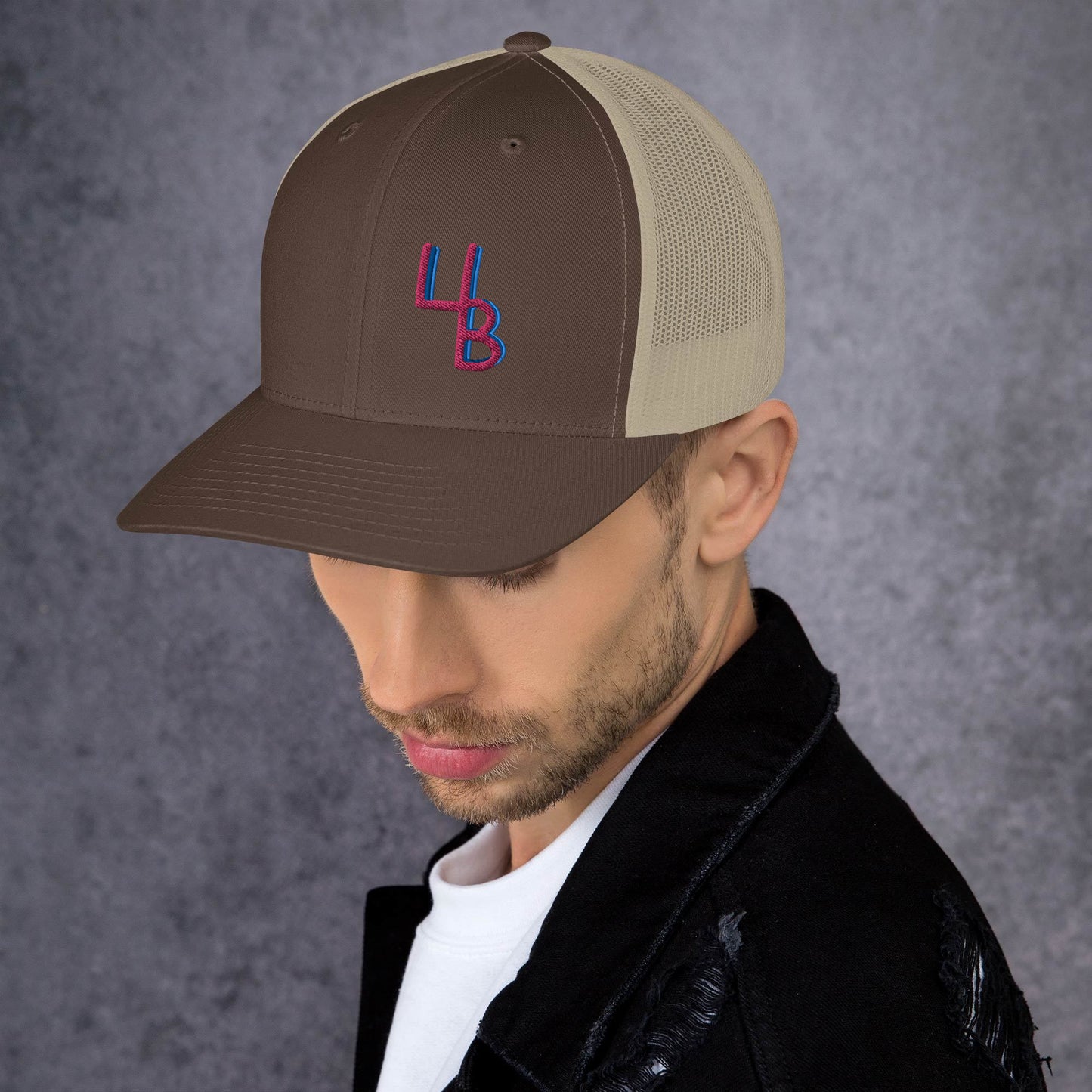 Tri-Color 4B Trucker Hat