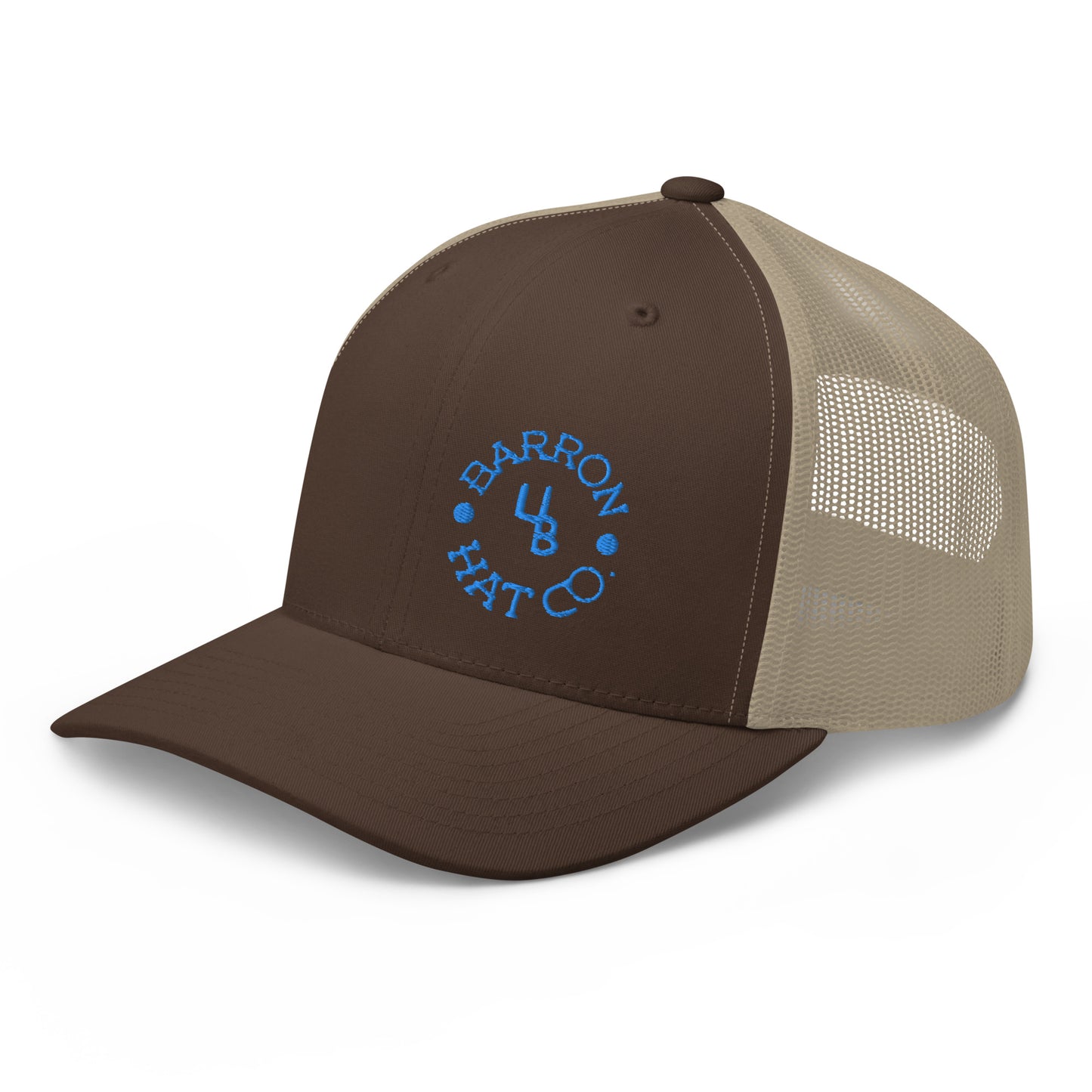 Turquoise Circle 4B Trucker Hat