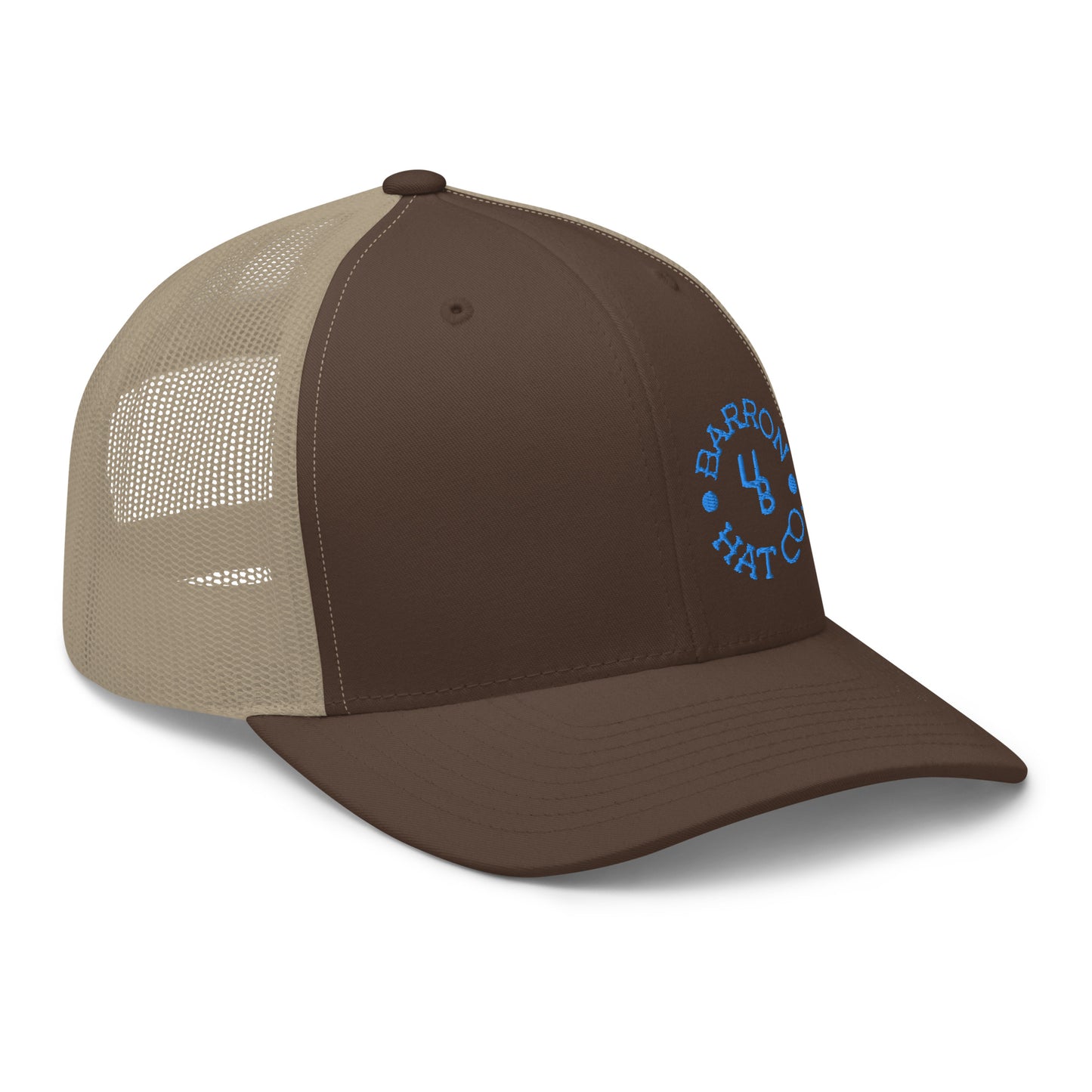 Turquoise Circle 4B Trucker Hat