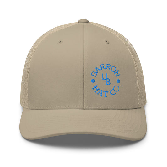 Turquoise Circle 4B Trucker Hat