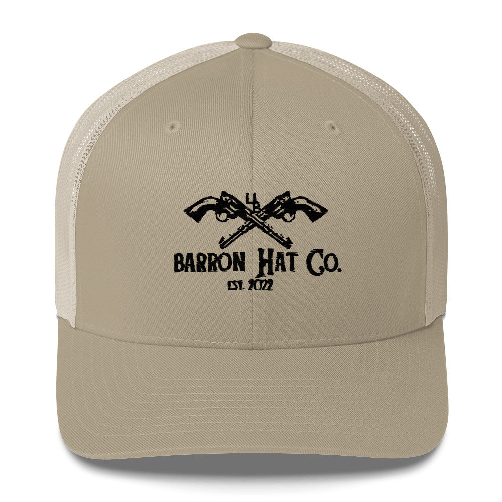 4B Crossed Pistols Trucker Hat