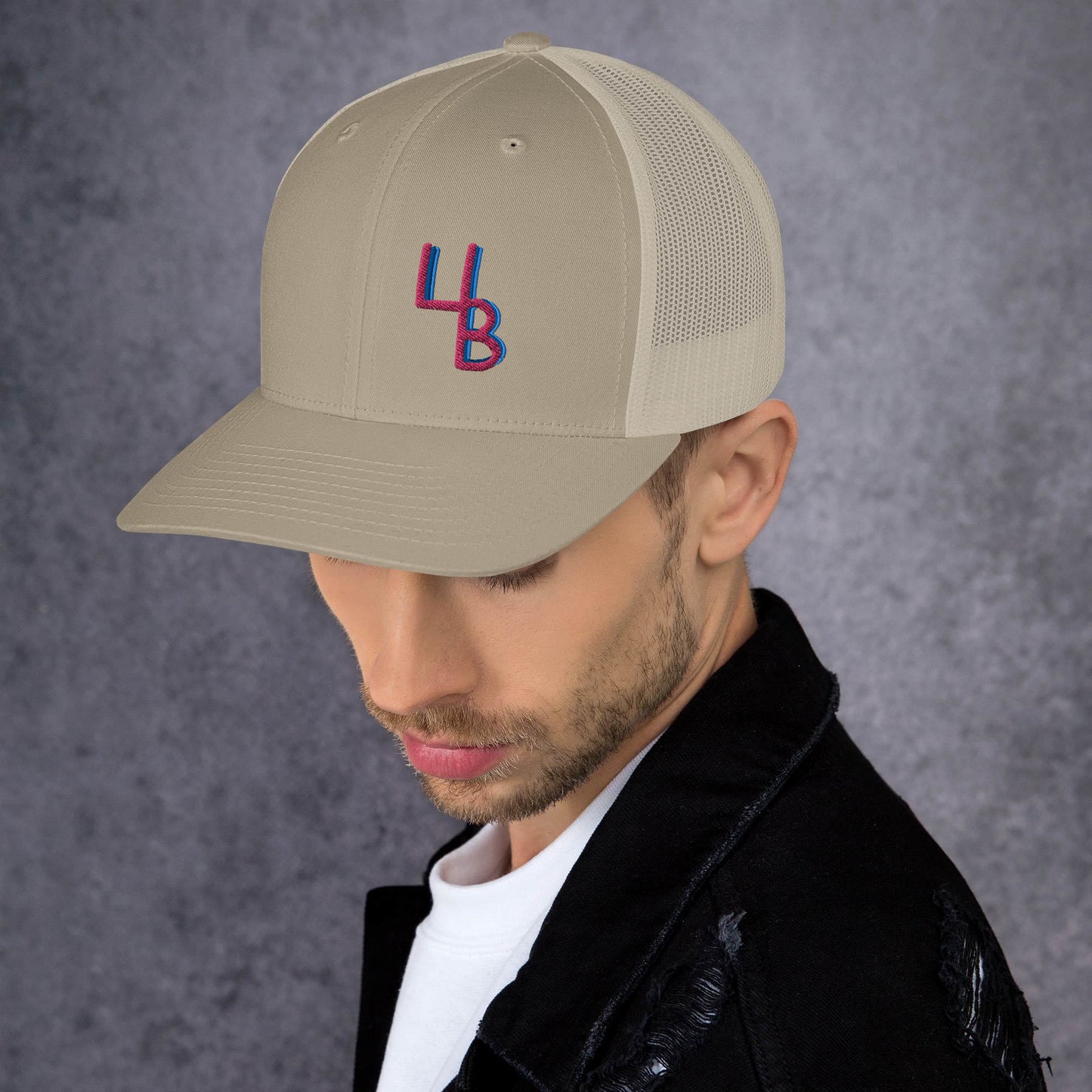 Tri-Color 4B Trucker Hat