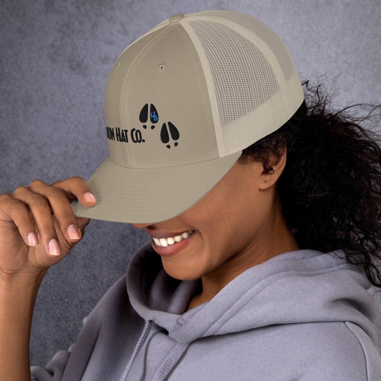 Deer Track Trucker Hat