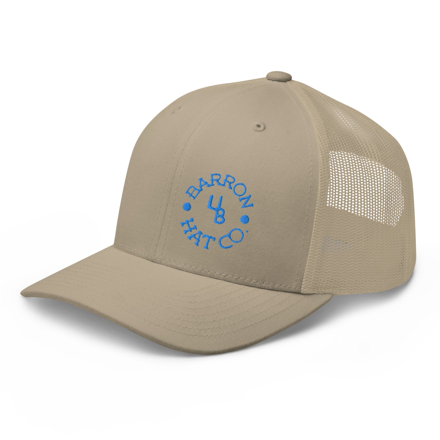 Turquoise Circle 4B Trucker Hat